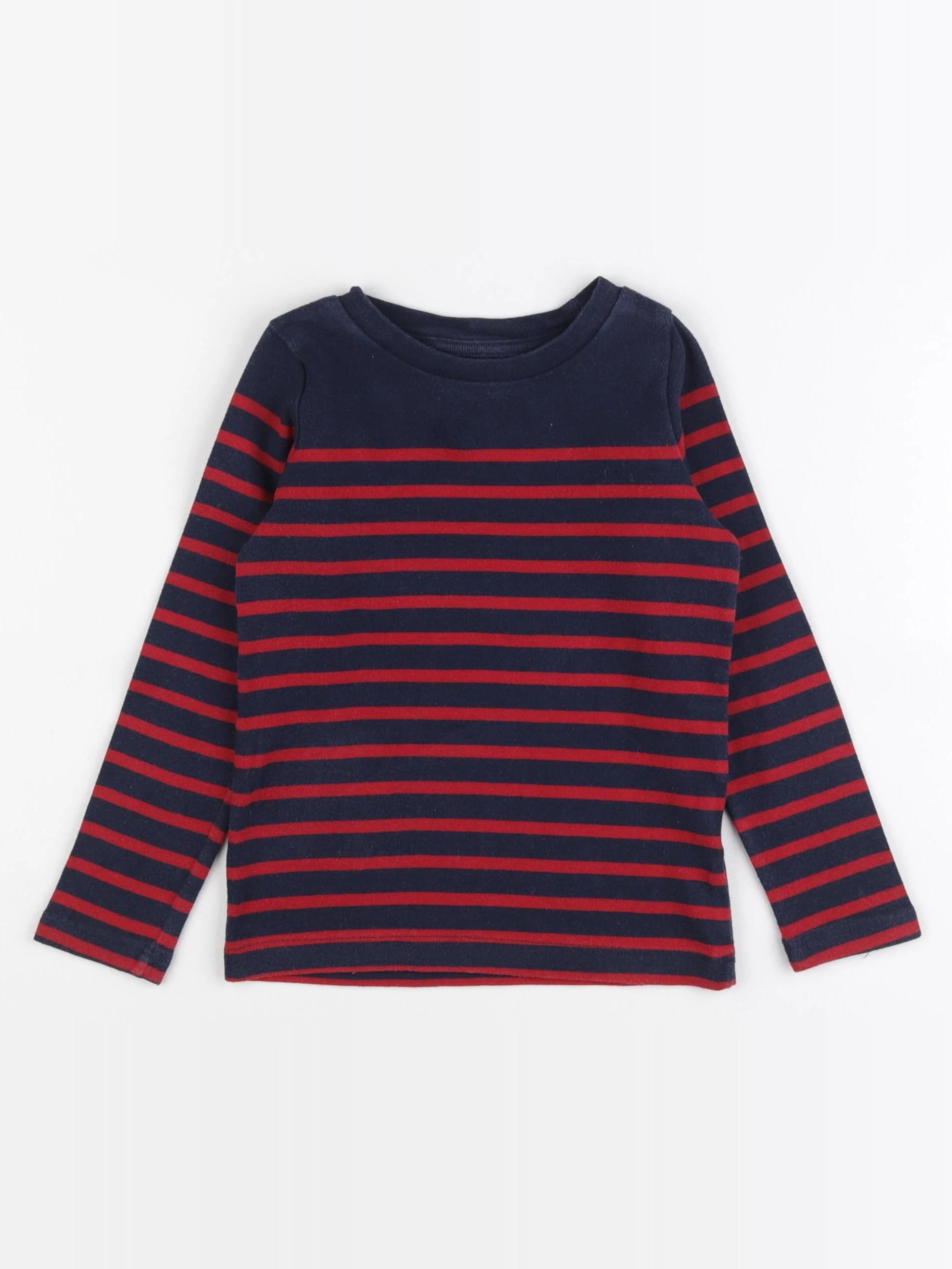 Monoprix - tee-shirt bleu, rouge - 4 ans