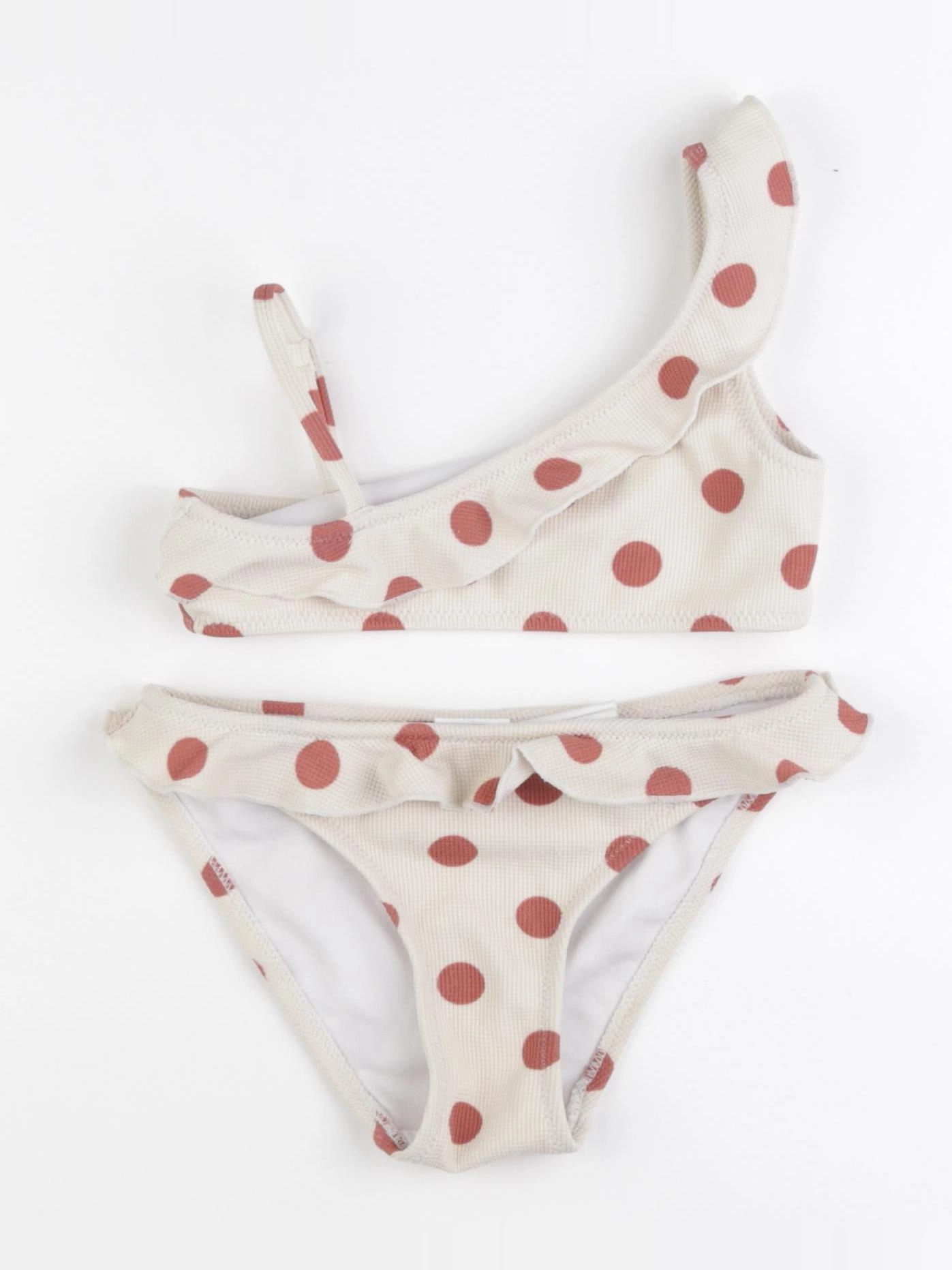 Zara - maillot de bain beige, rose - 8/9 ans