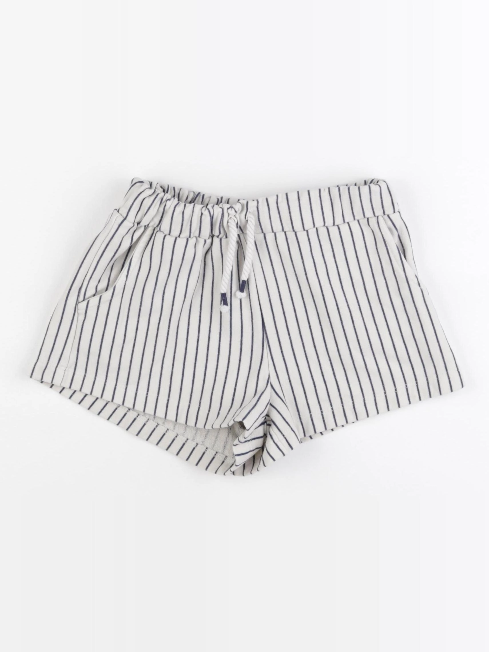 Zara - short beige, bleu - 8 ans