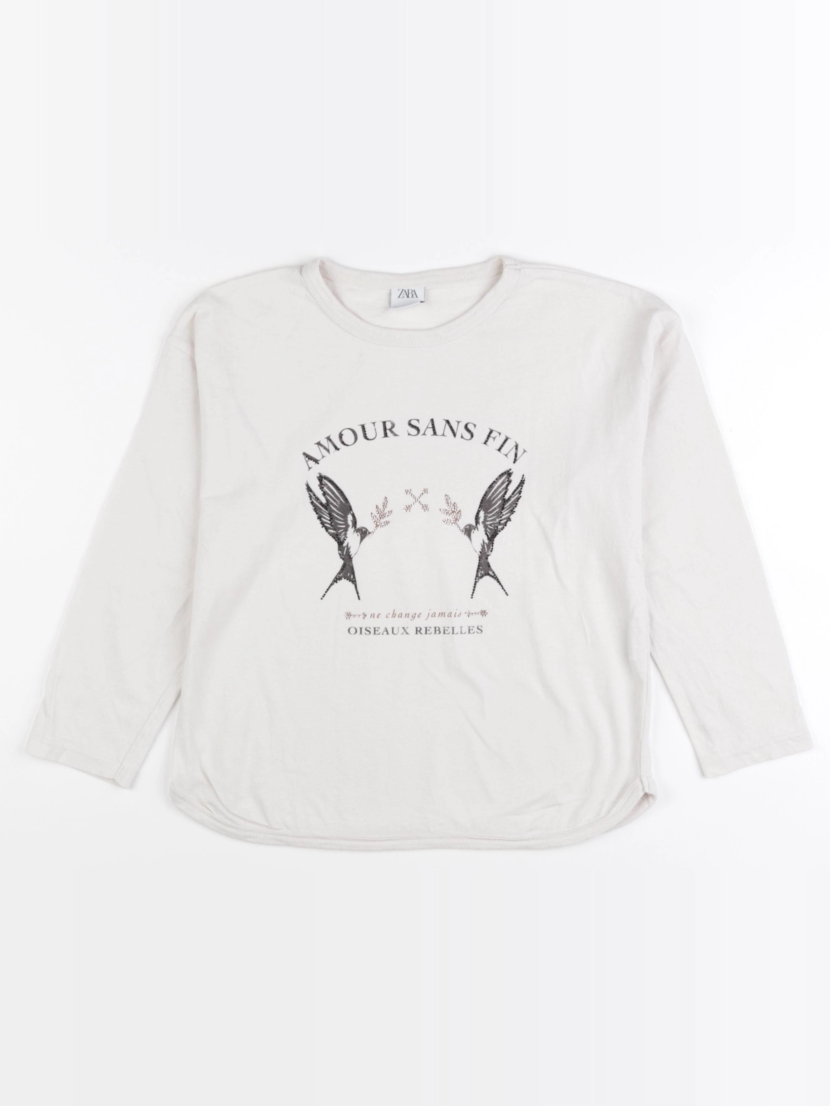 Zara - tee-shirt blanc - 9 ans