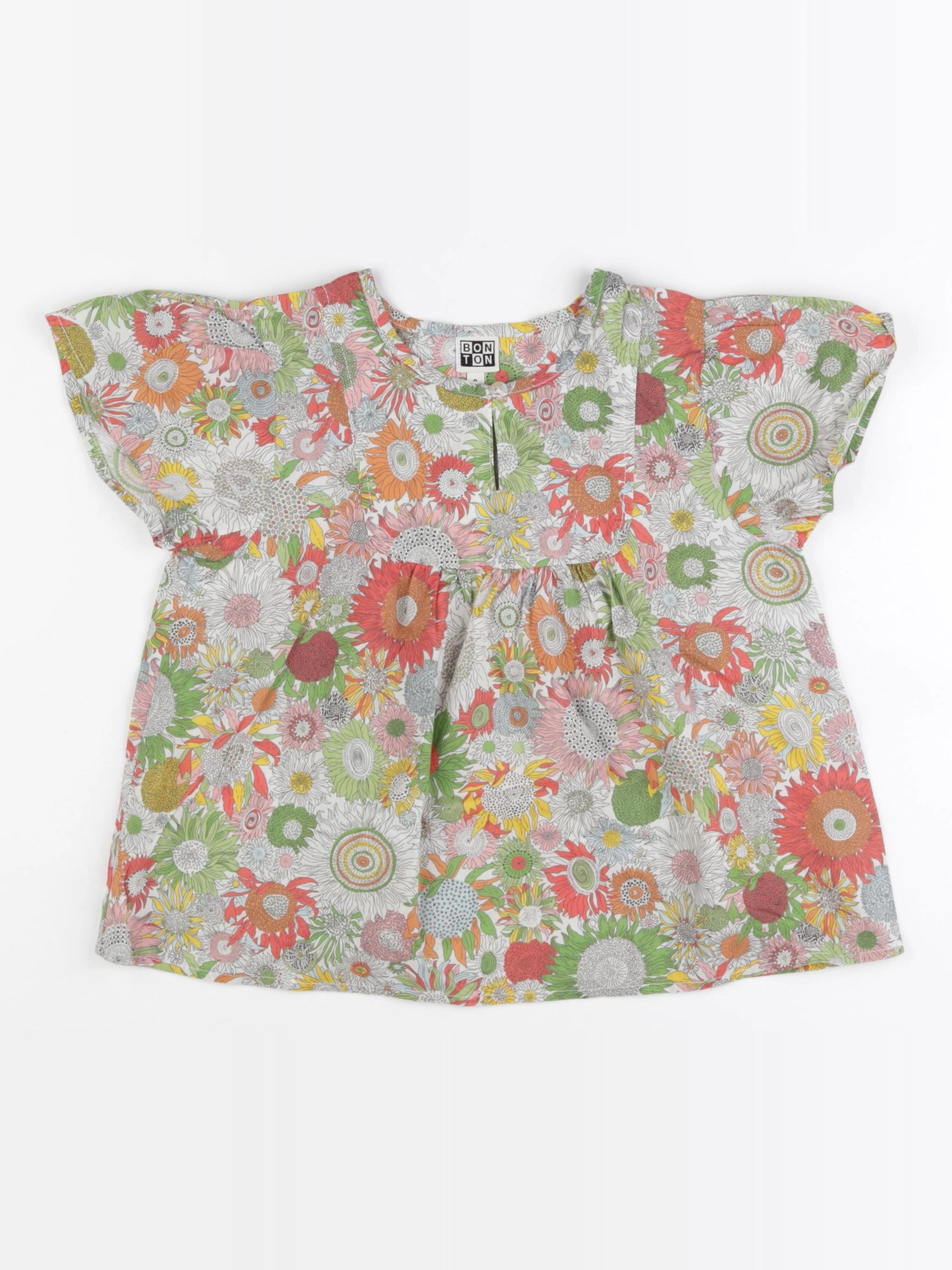 Bonton - blouse multicolore - 6 ans