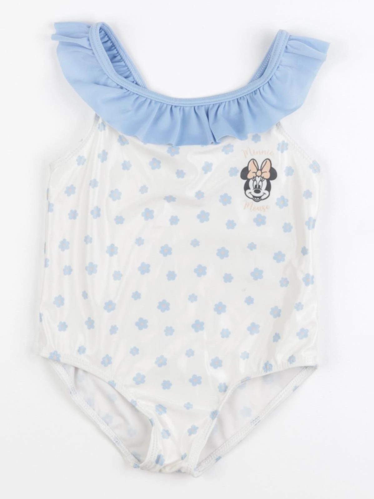 Vertbaudet - maillot de bain blanc, bleu - 36 mois