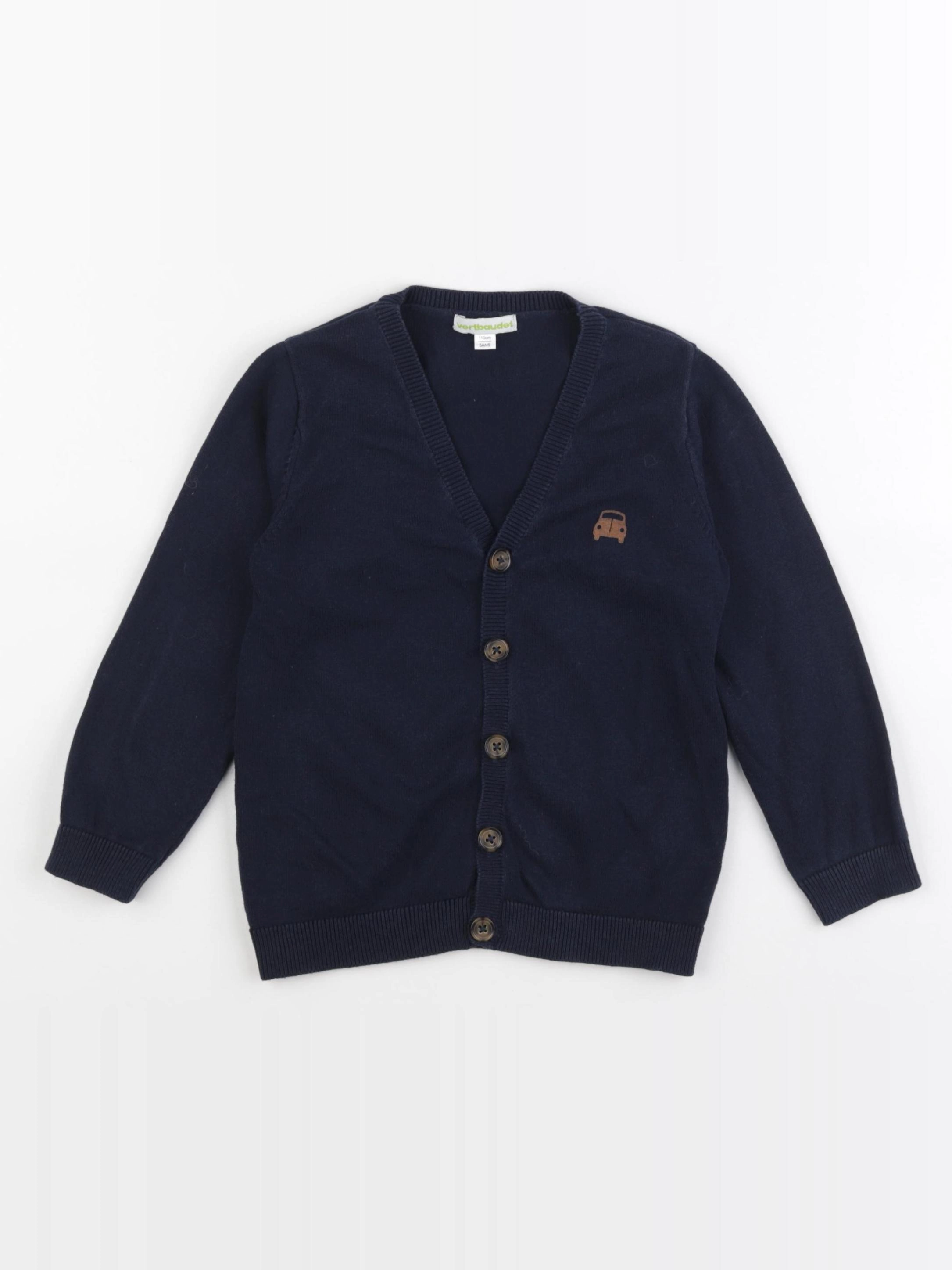 Vertbaudet - gilet bleu - 5 ans