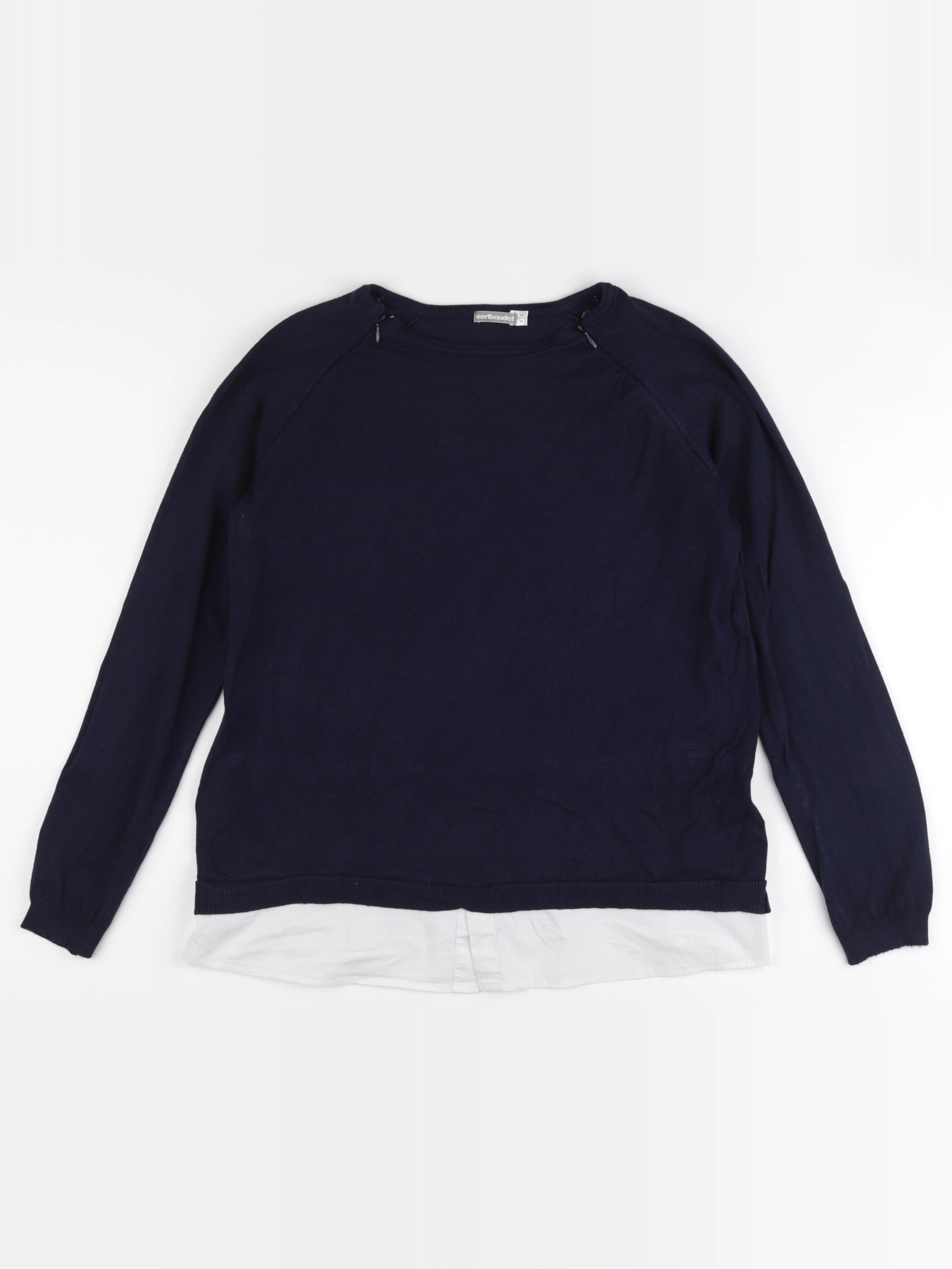 Vertbaudet - pull grossesse, allaitement bleu - 38 à 40