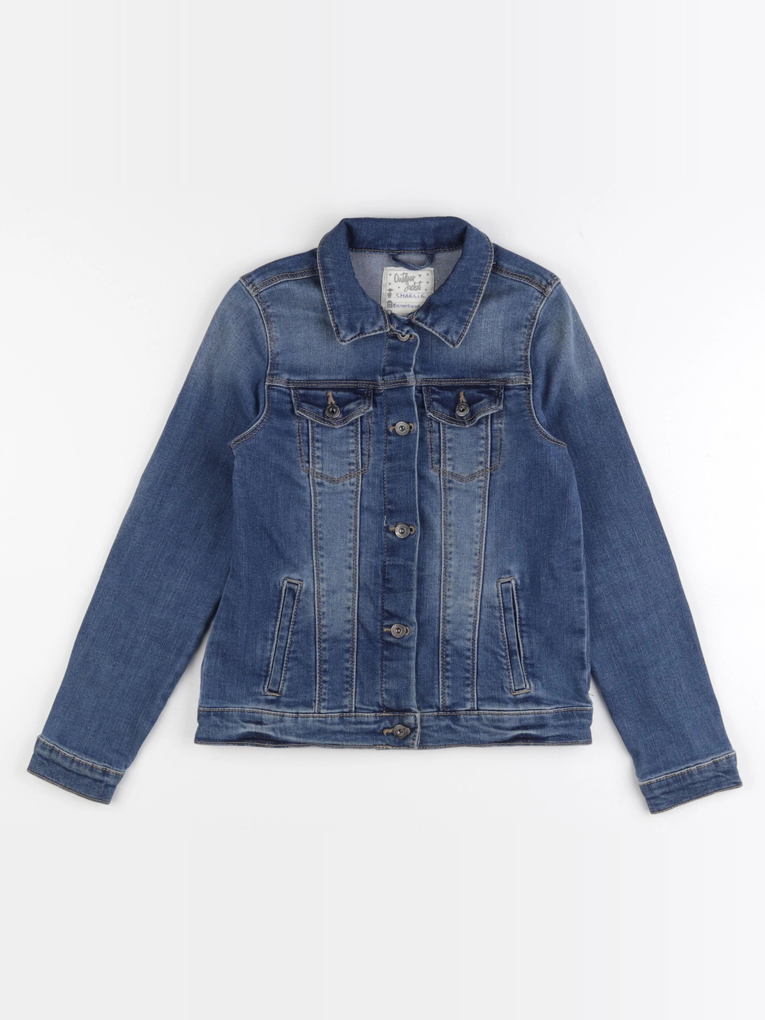 Vertbaudet - veste bleu - 9 ans