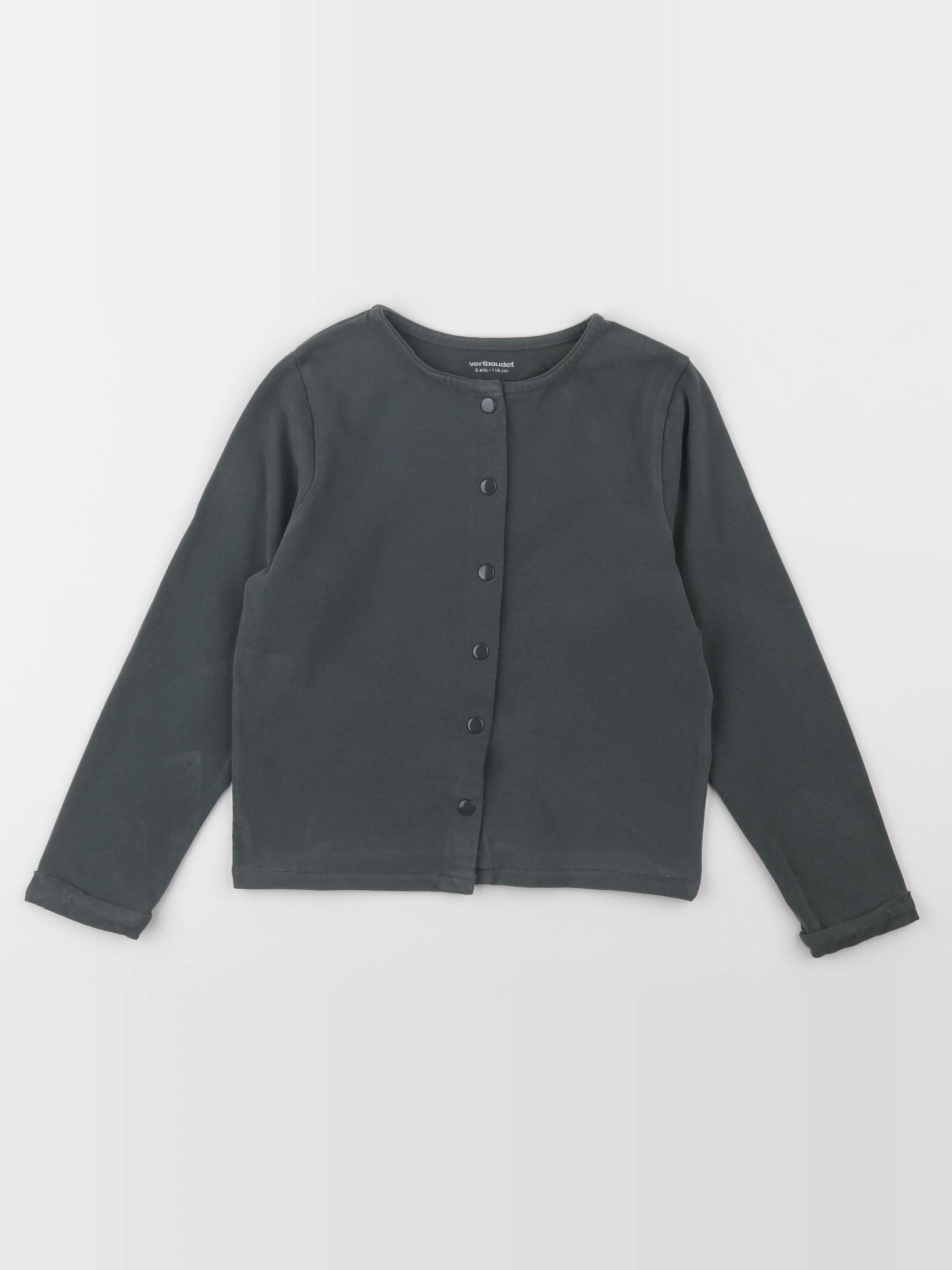 Vertbaudet - gilet vert - 6 ans