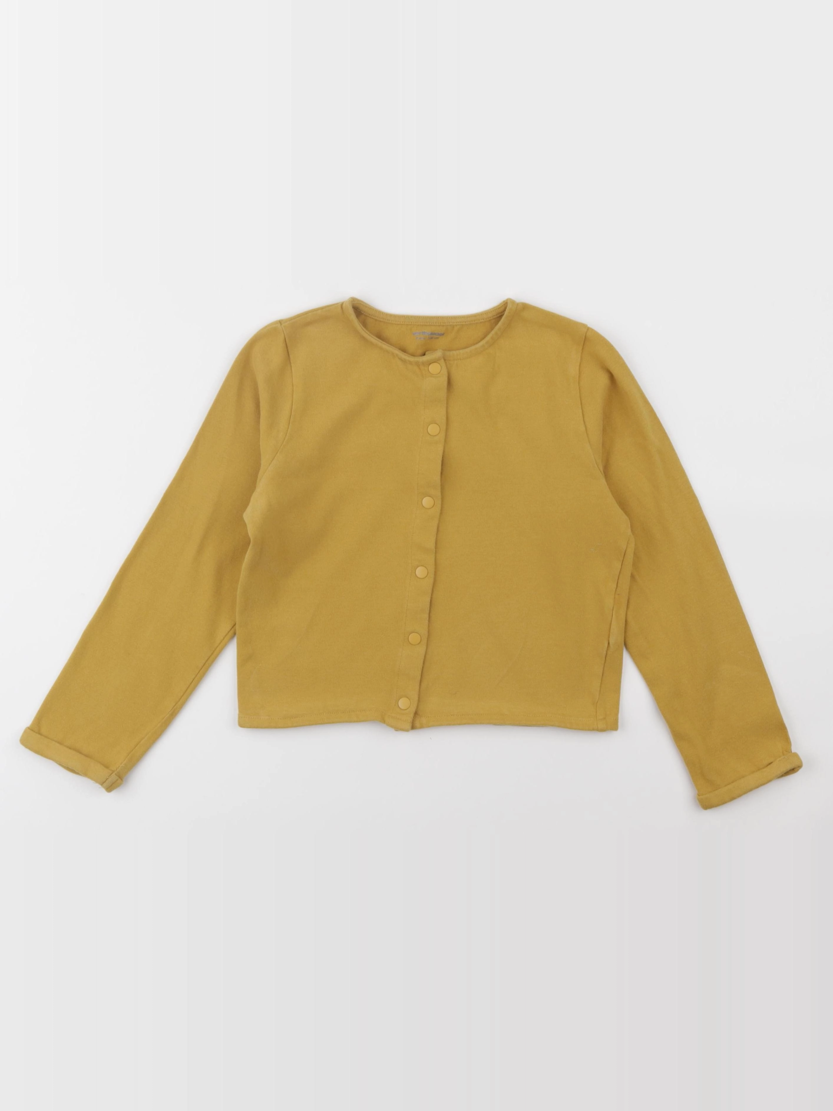 Vertbaudet - gilet jaune - 8 ans