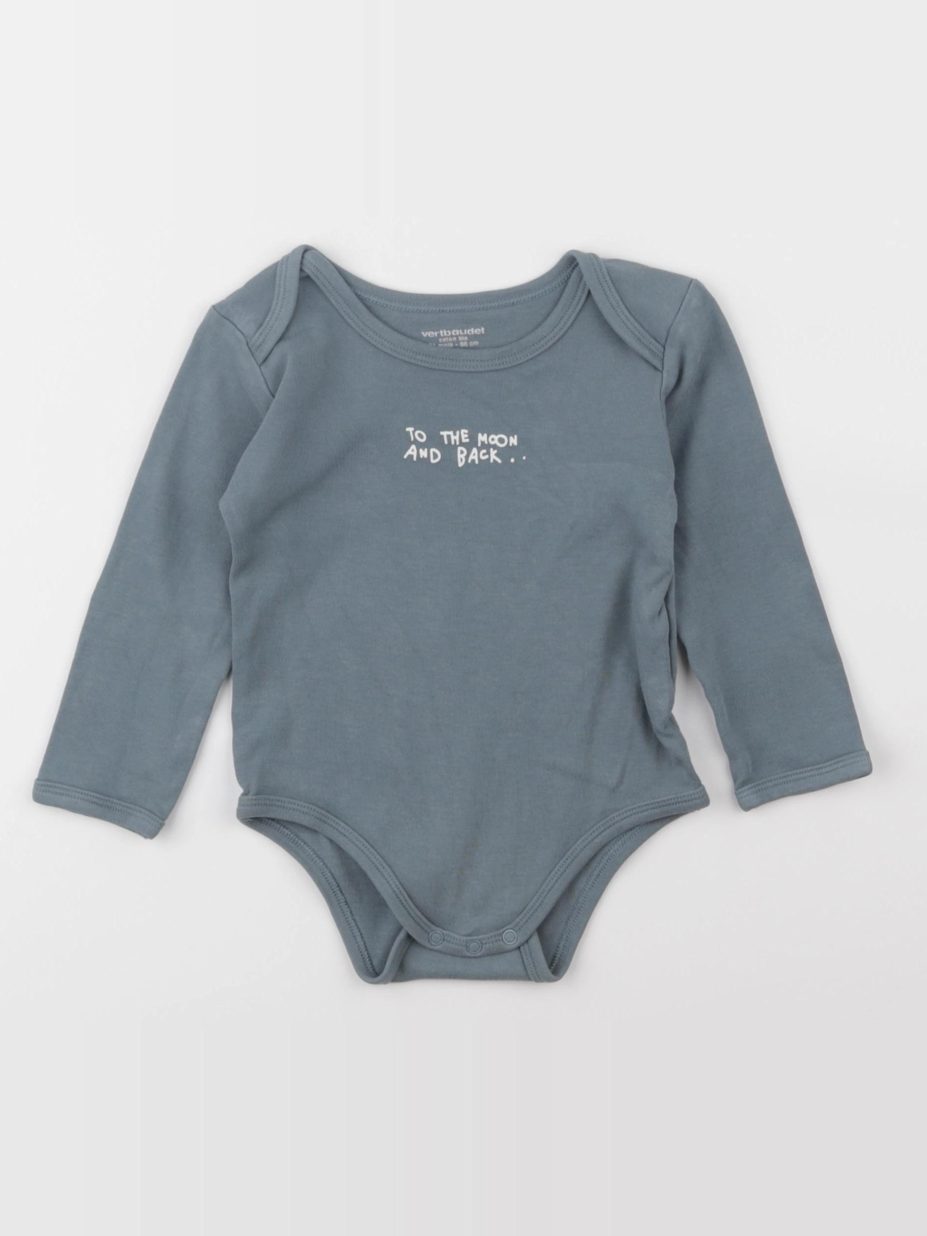 Vertbaudet - body bleu - 24 mois