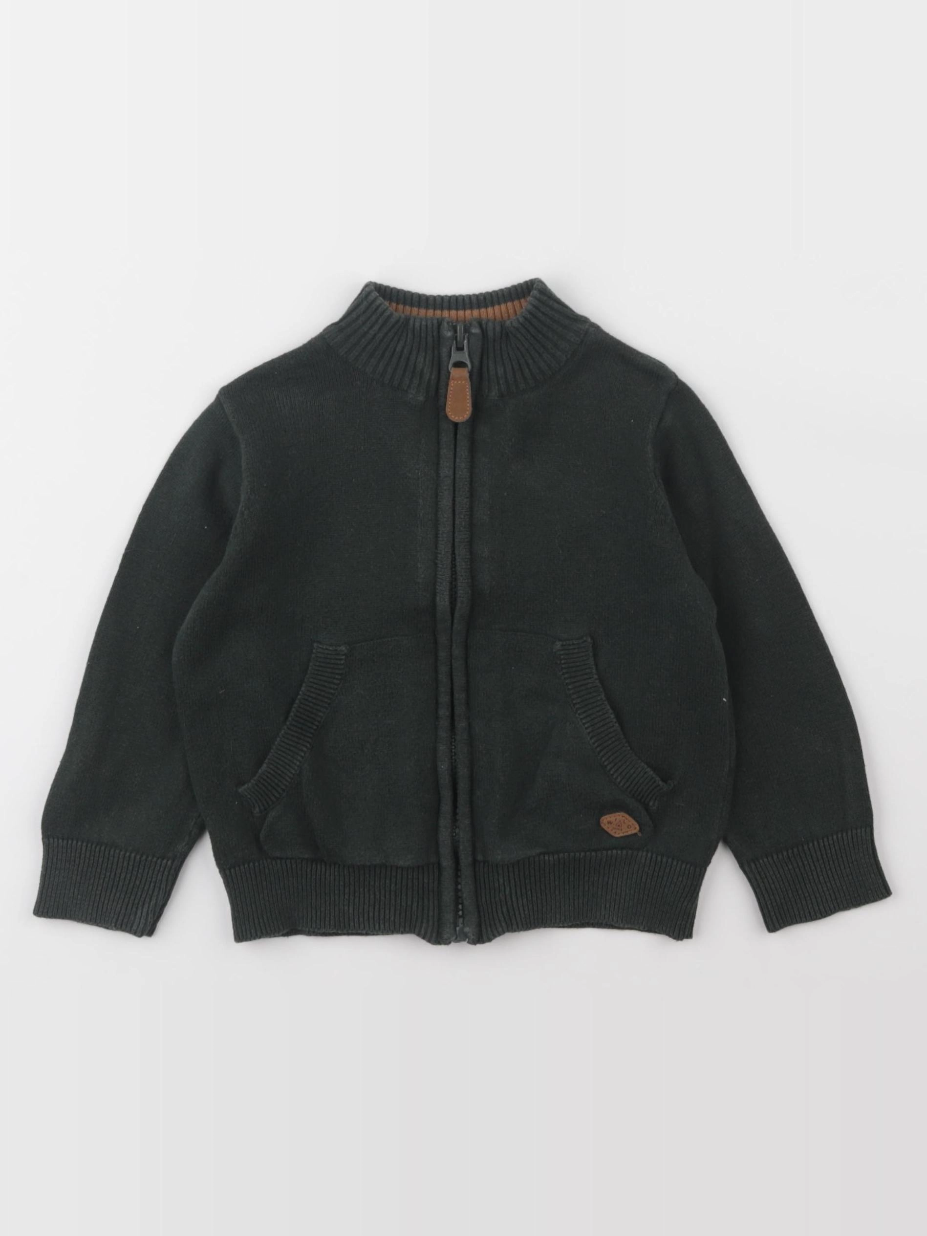 Vertbaudet - gilet vert - 2 ans