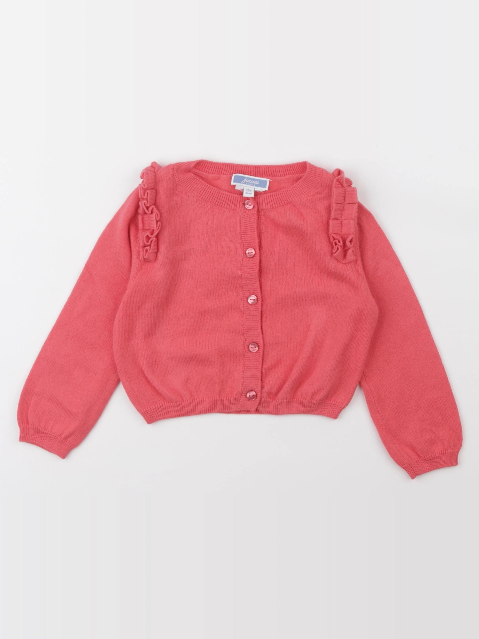 Jacadi - gilet rose - 18 mois