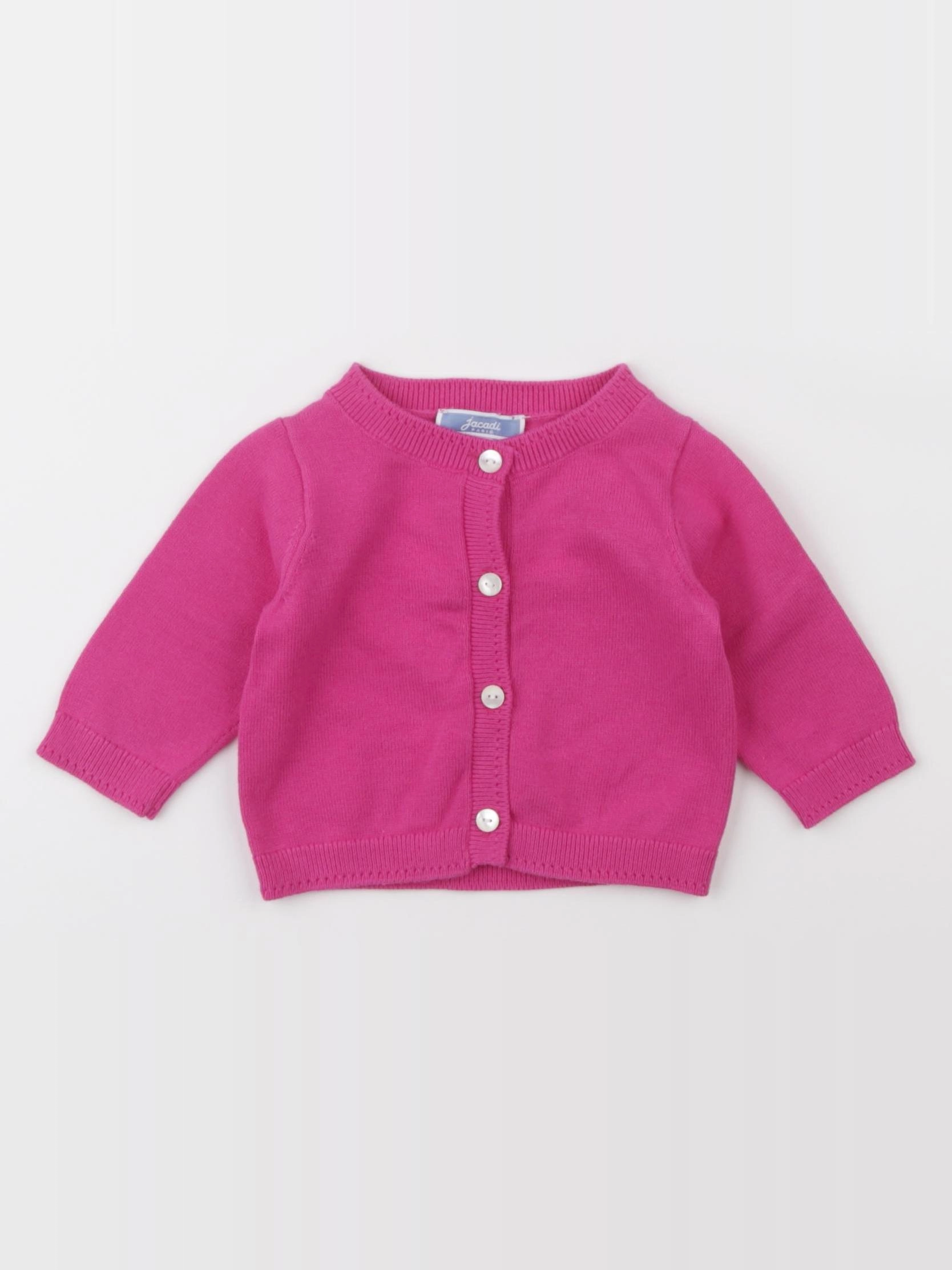 Jacadi - gilet rose - 3 mois