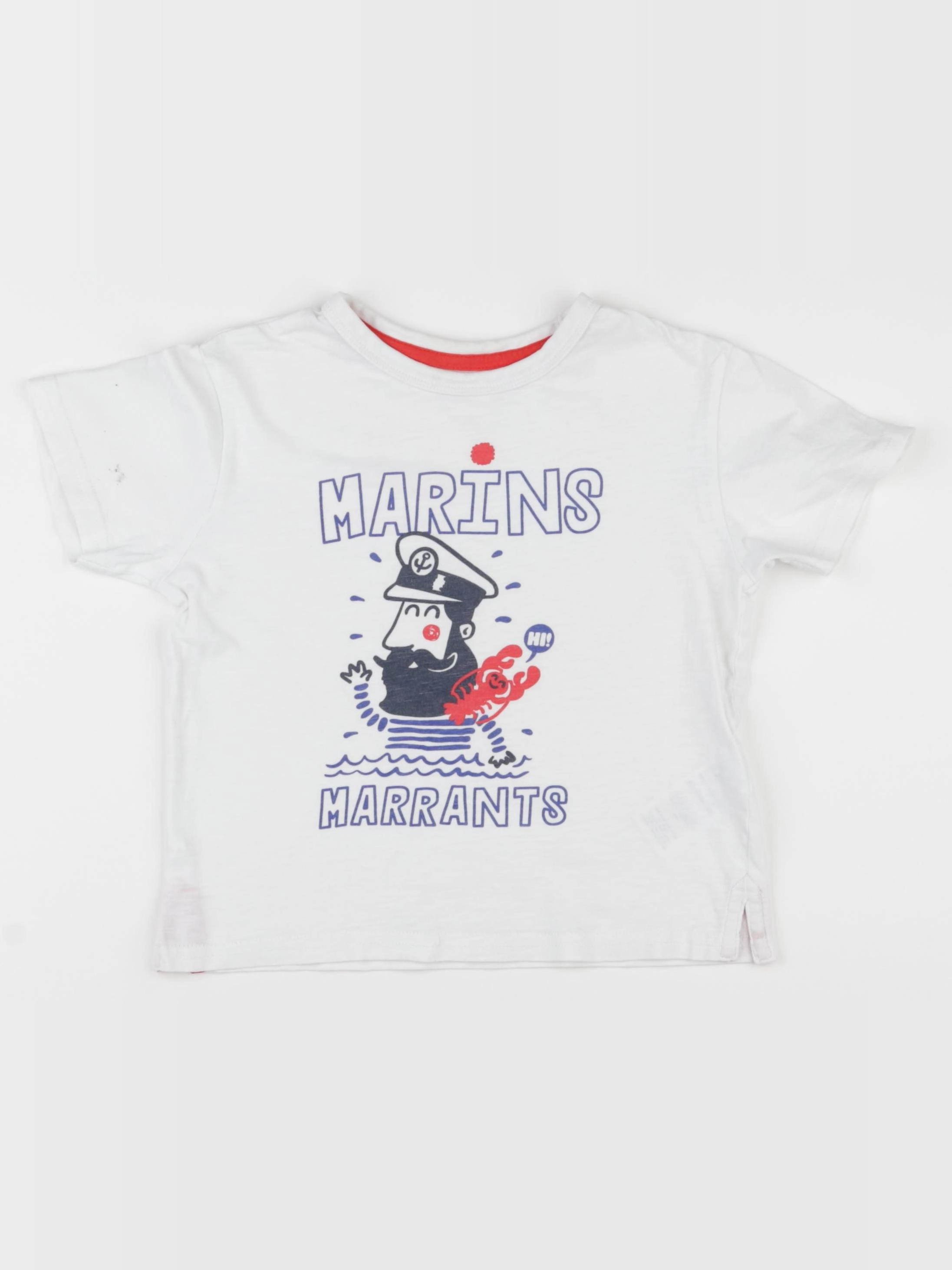 Vertbaudet - tee-shirt blanc - 5 ans