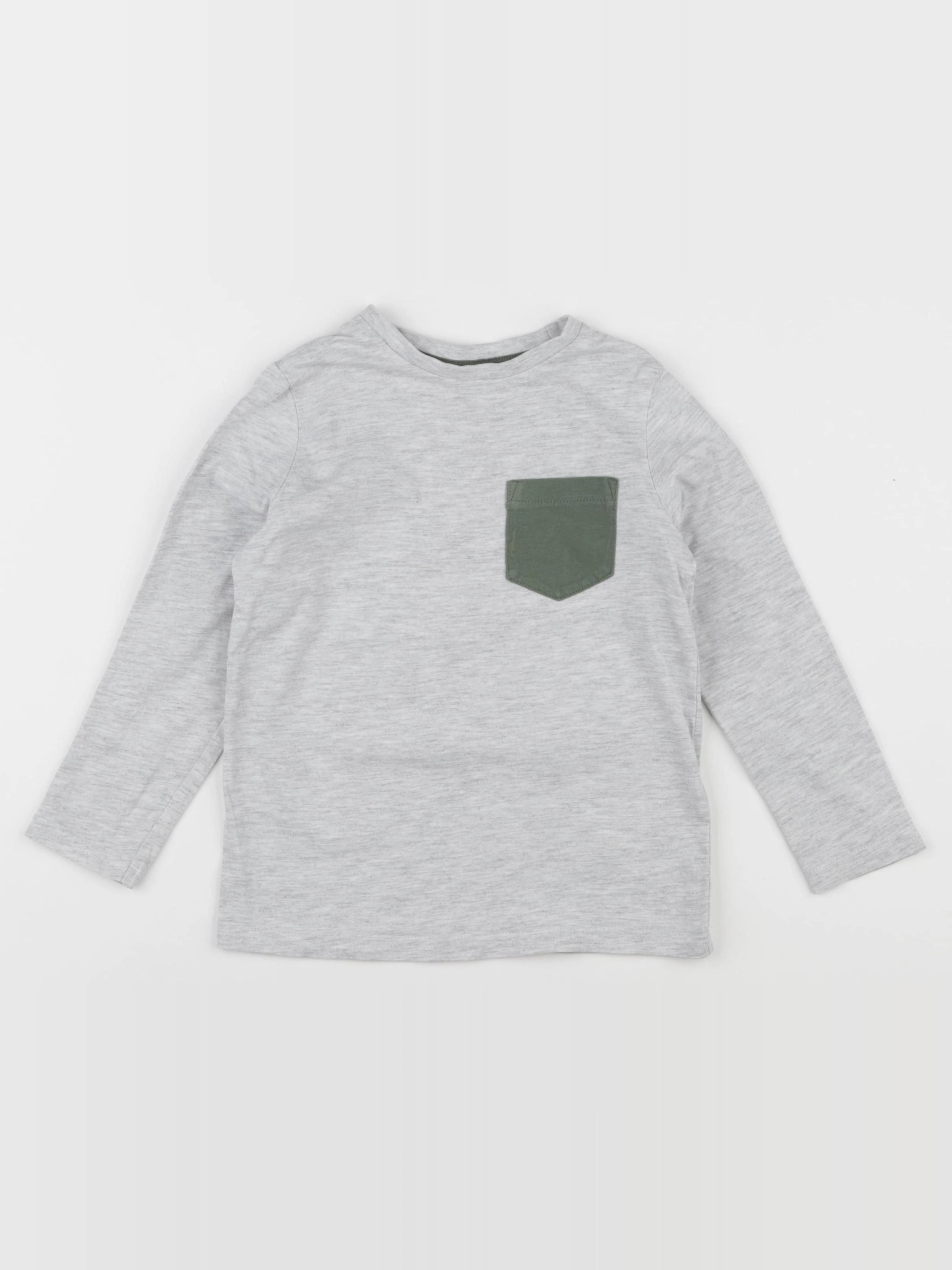 Vertbaudet - tee-shirt gris - 4 ans