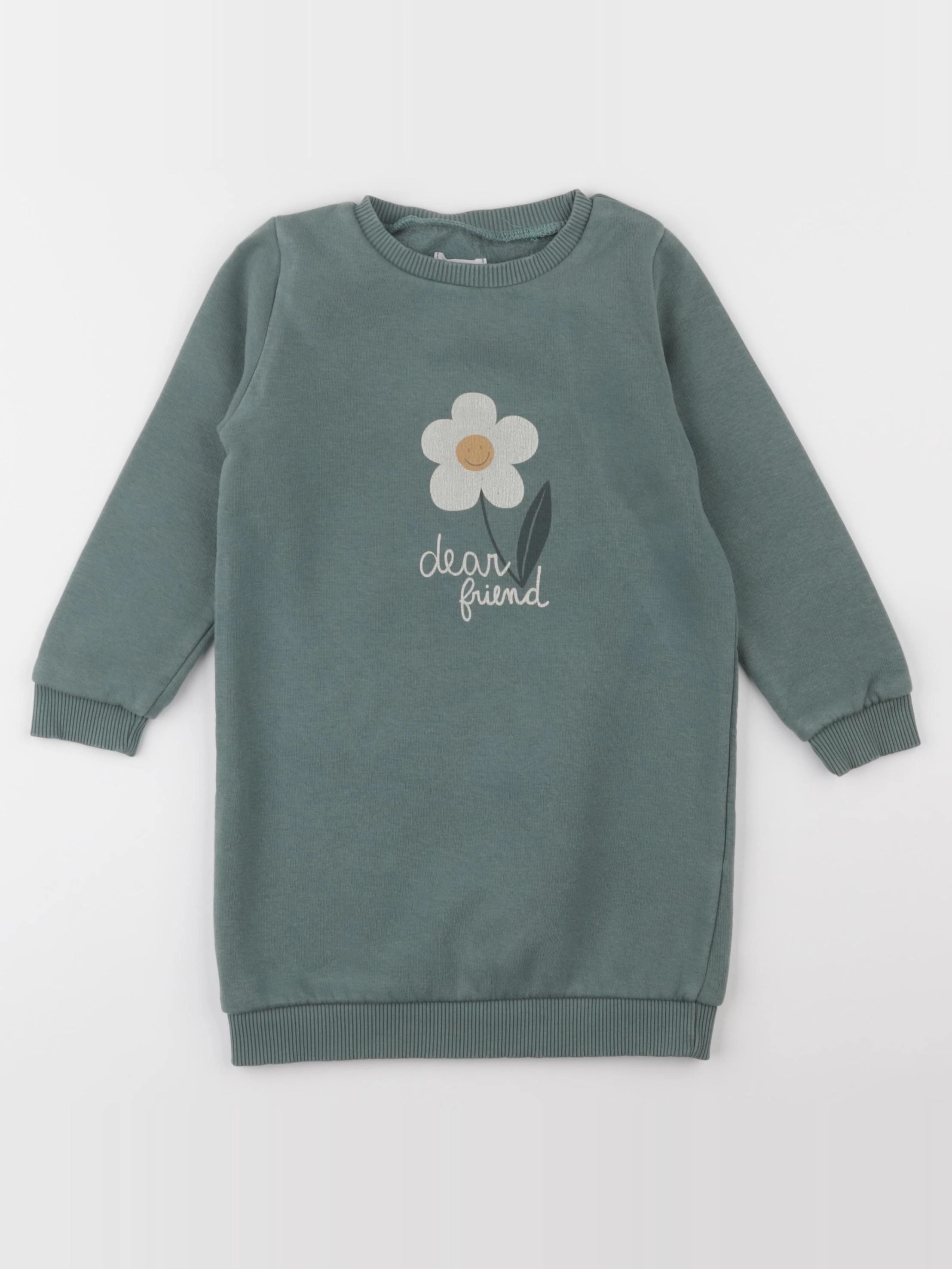 Vertbaudet - robe vert - 3 ans