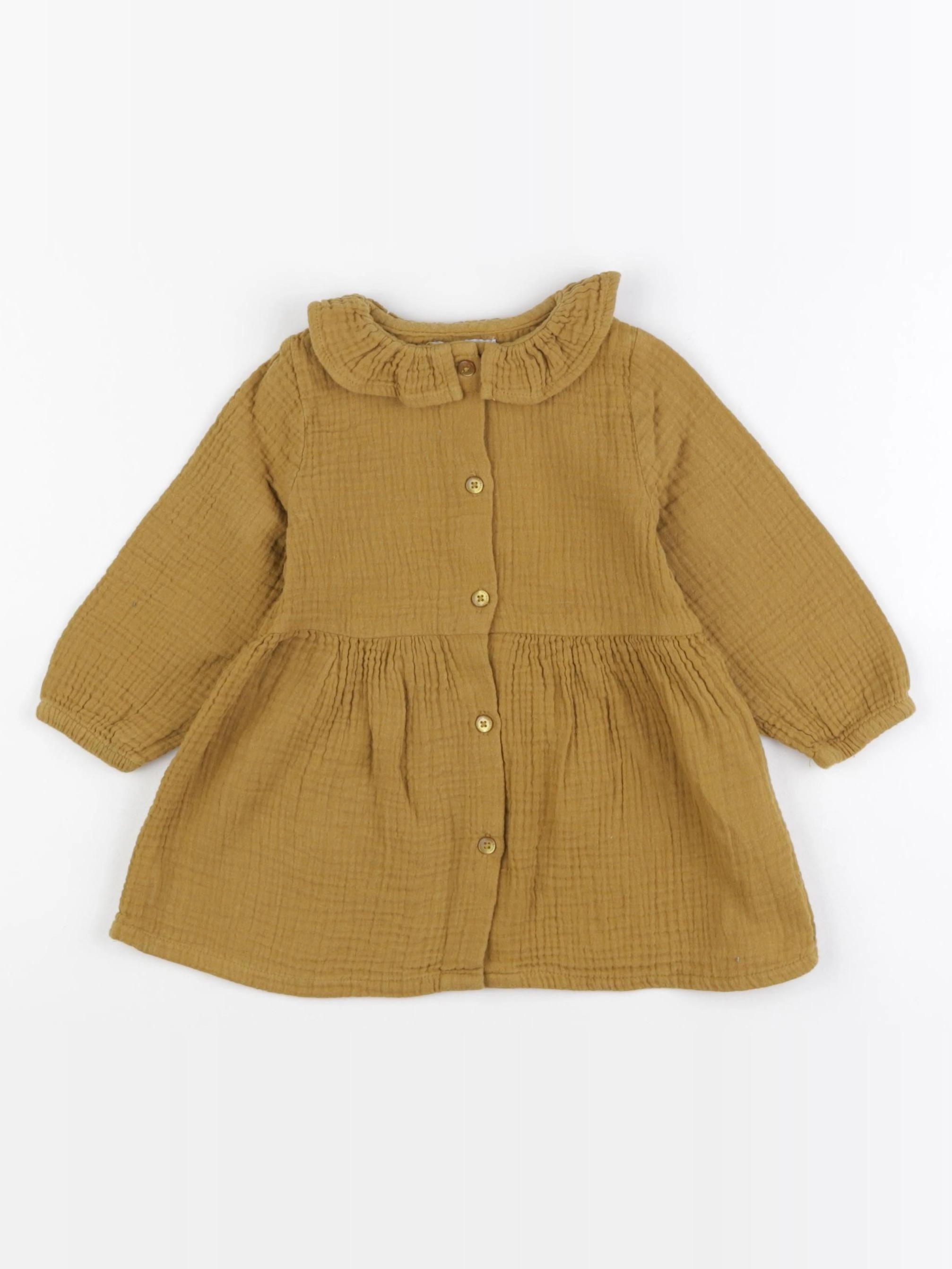 Vertbaudet - robe jaune - 18 mois