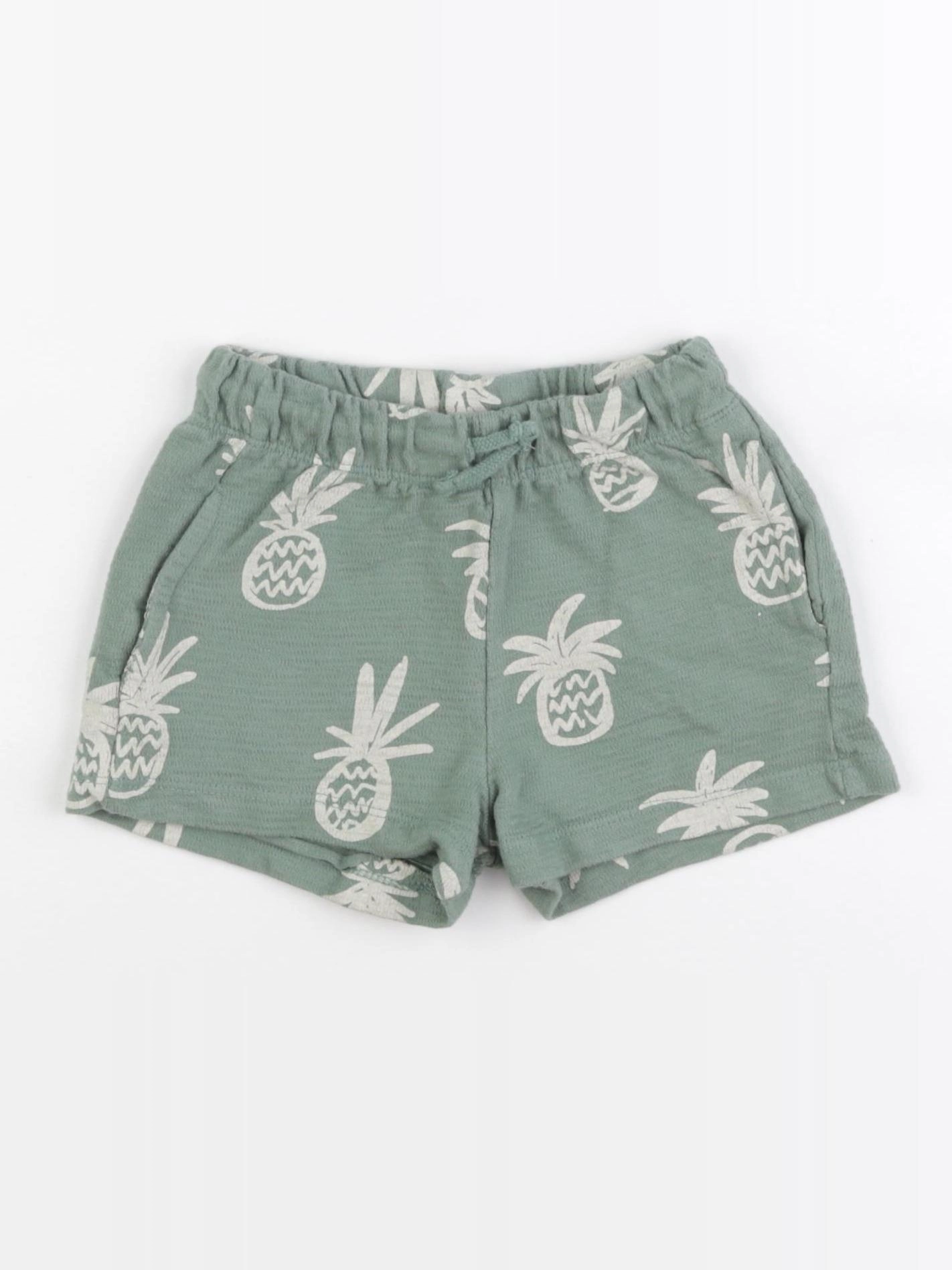 Zara - short vert - 18/24 mois