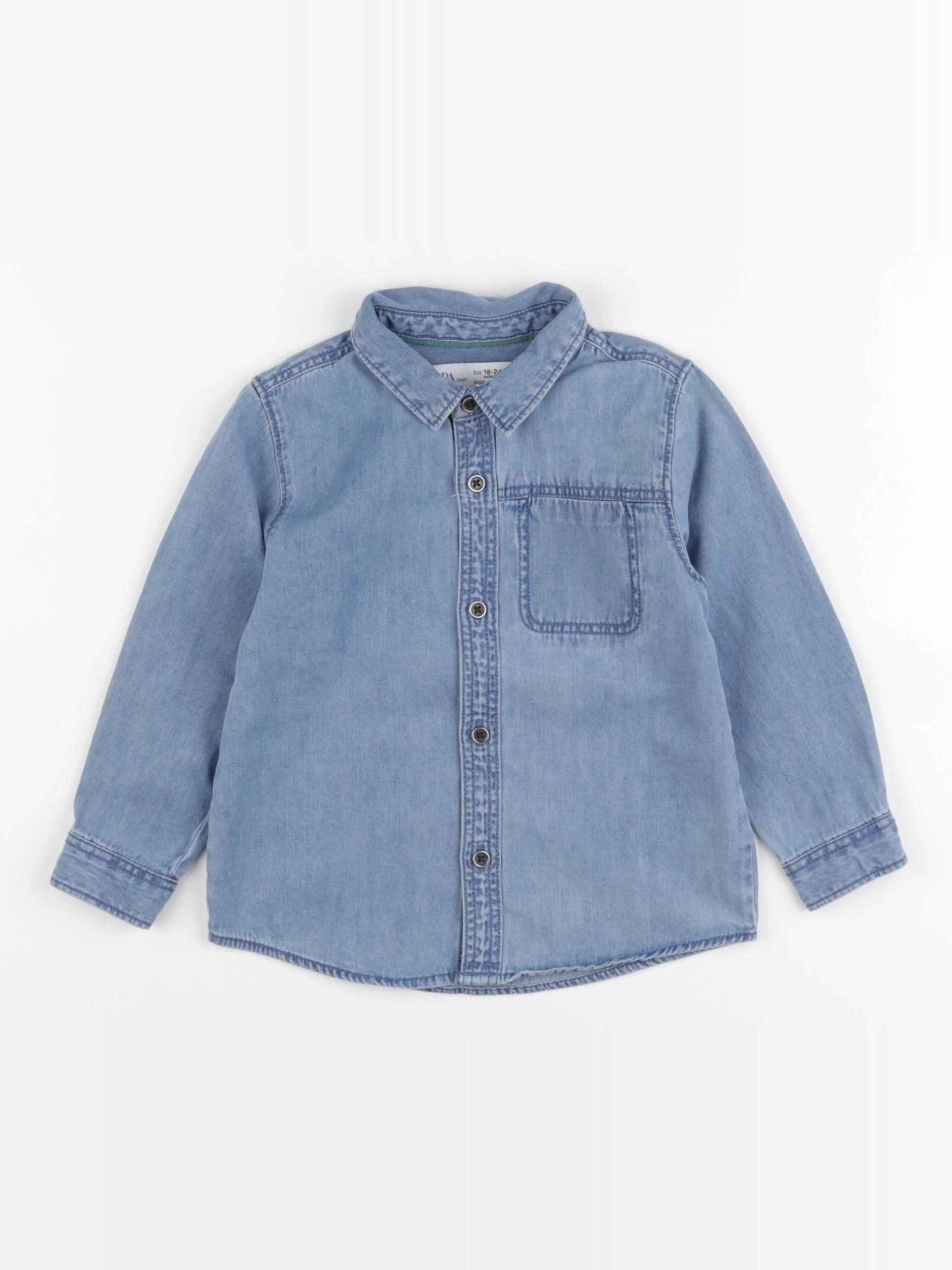 Boutchou - blouse bleu - 24 mois
