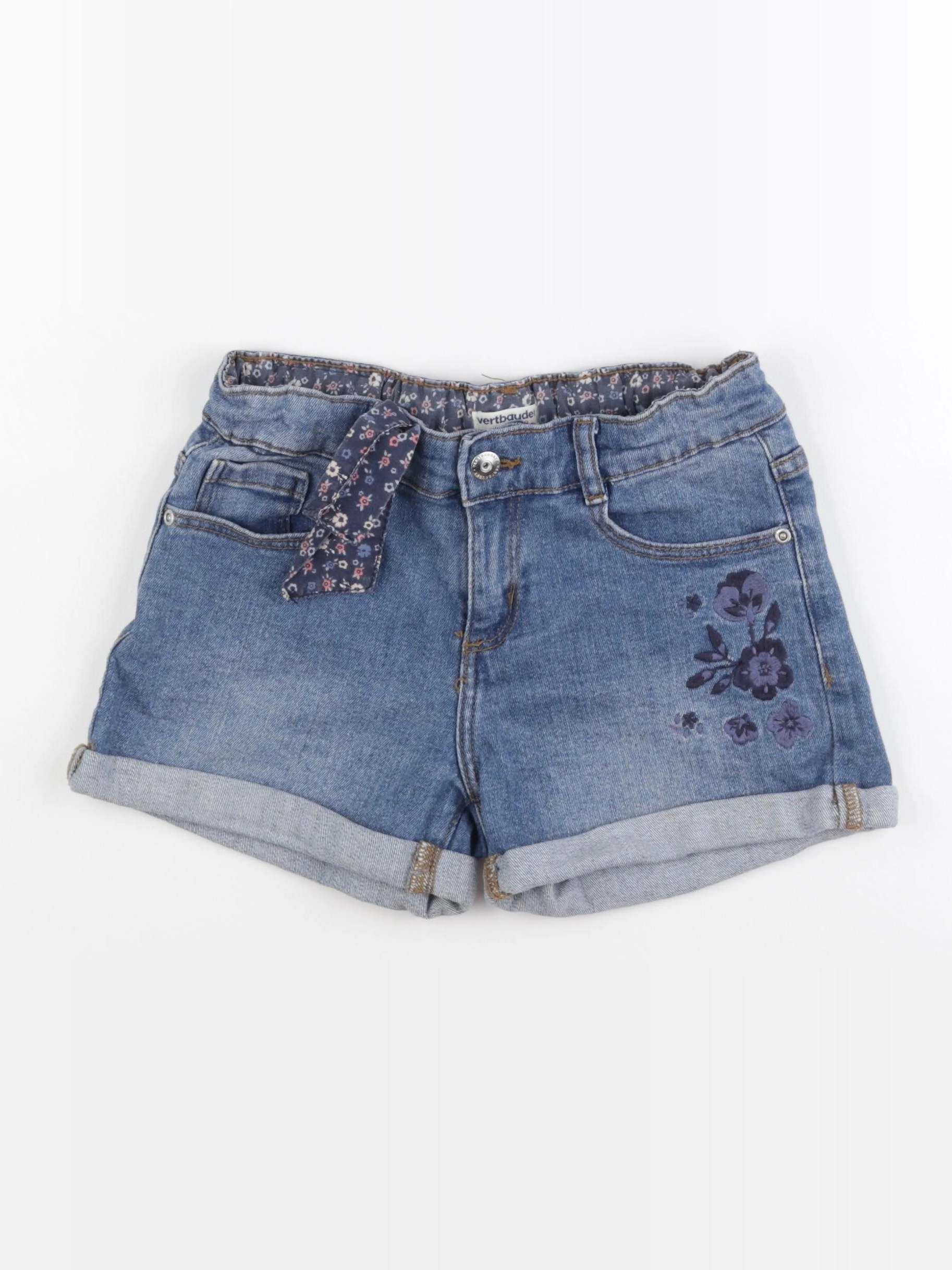 Vertbaudet - short bleu - 10 ans