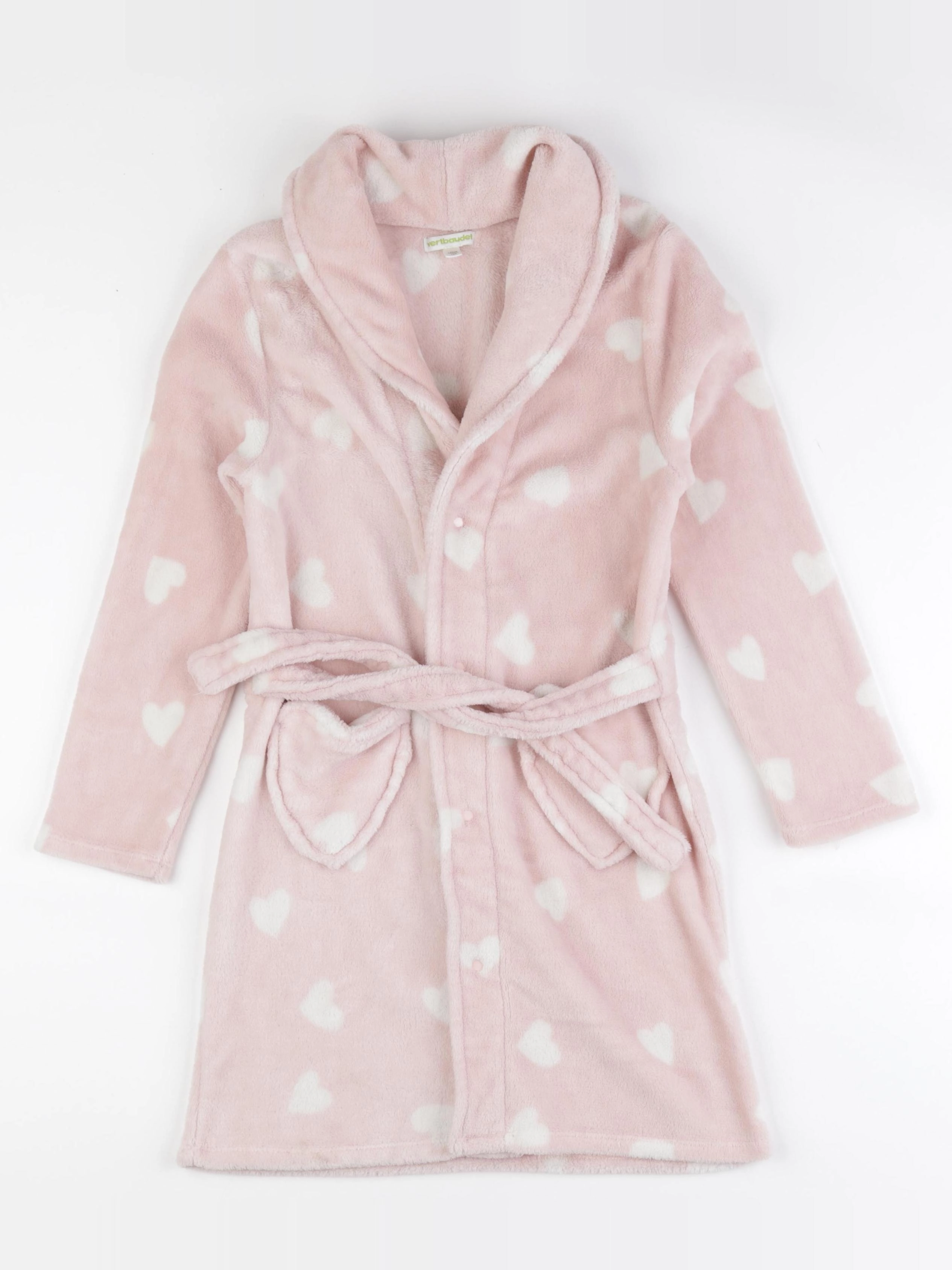Vertbaudet - robe de chambre rose - 10 ans