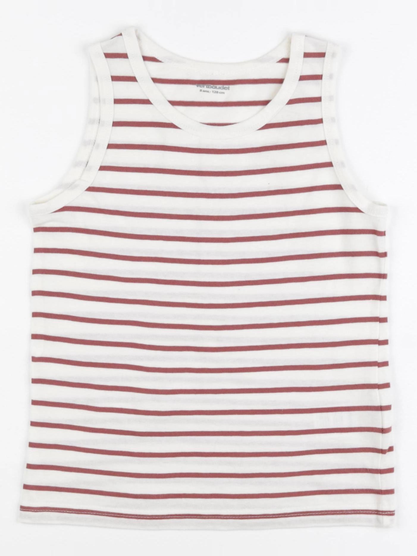 Vertbaudet - débardeur beige, marron - 8 ans