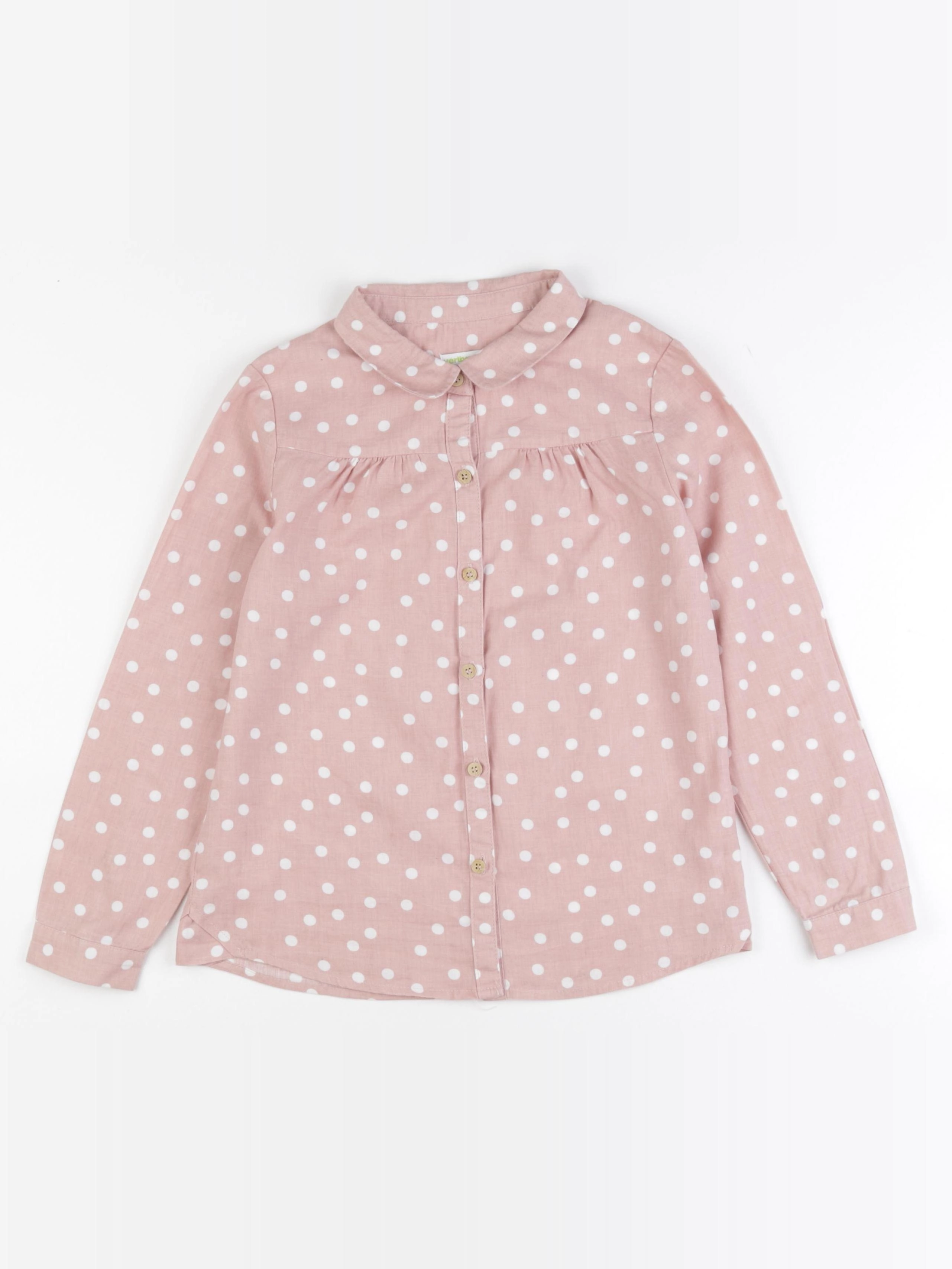 Vertbaudet - chemise rose - 9 ans