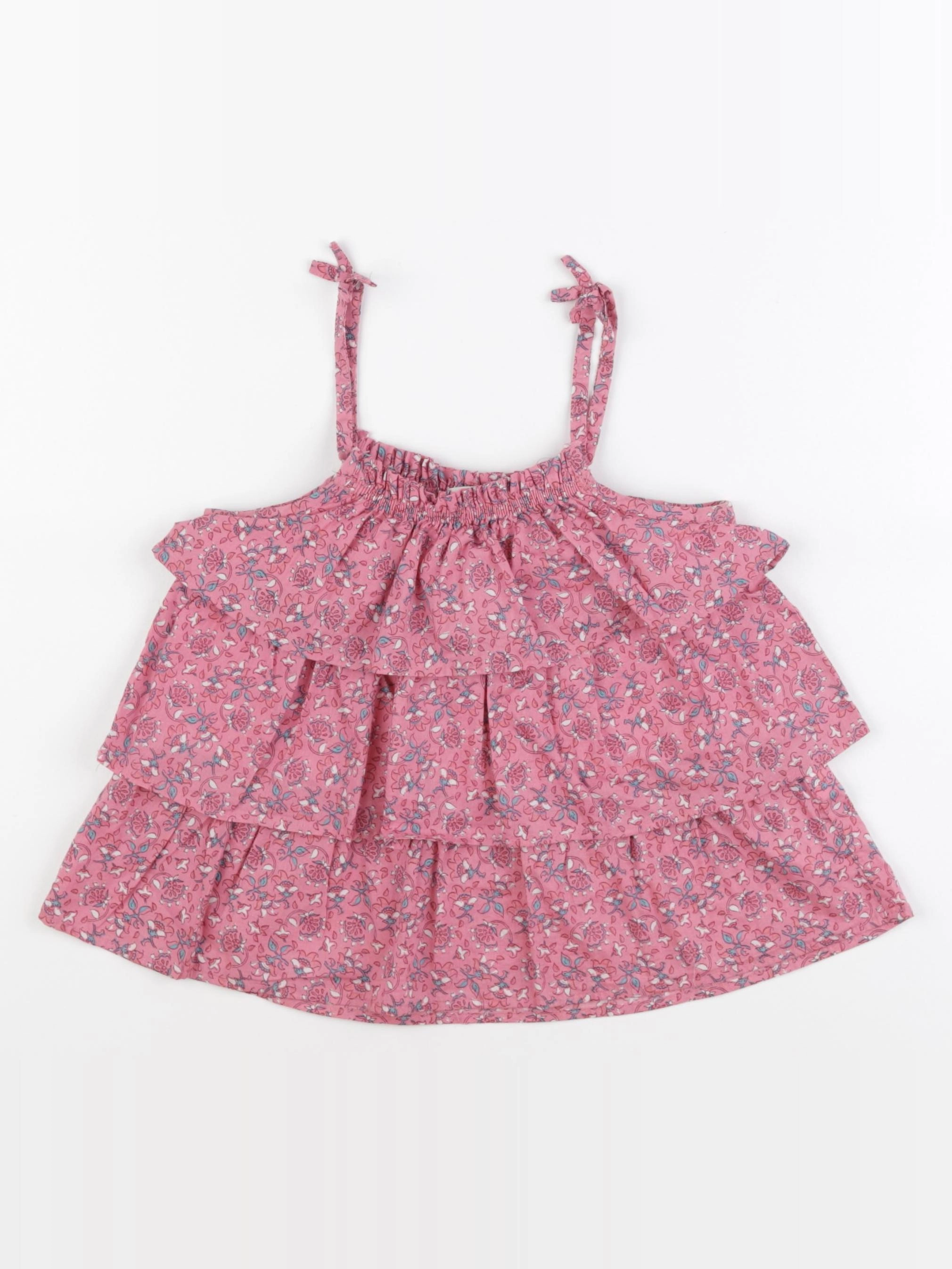Vertbaudet - blouse rose - 8 ans