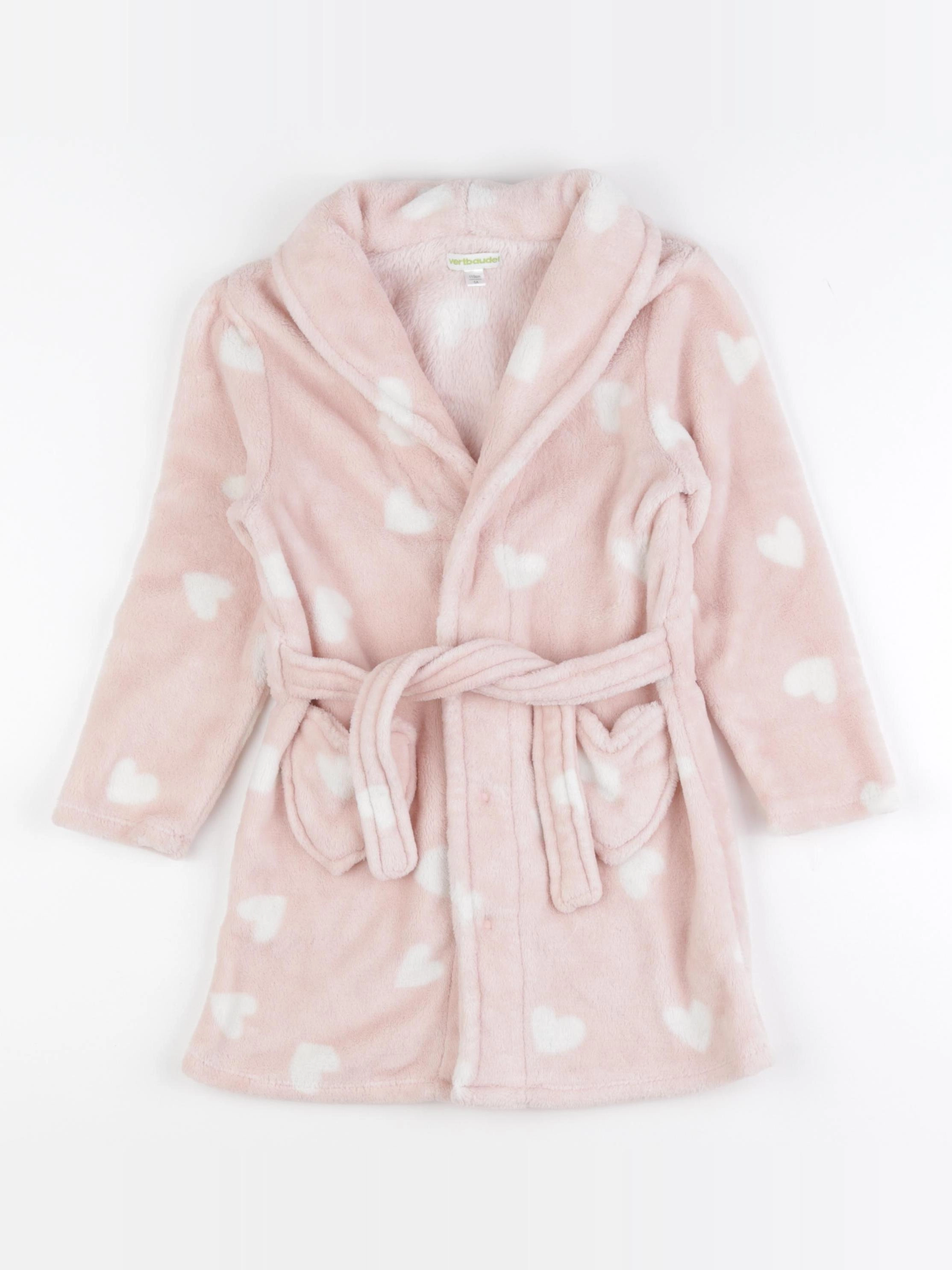 Vertbaudet - robe de chambre rose - 5 ans