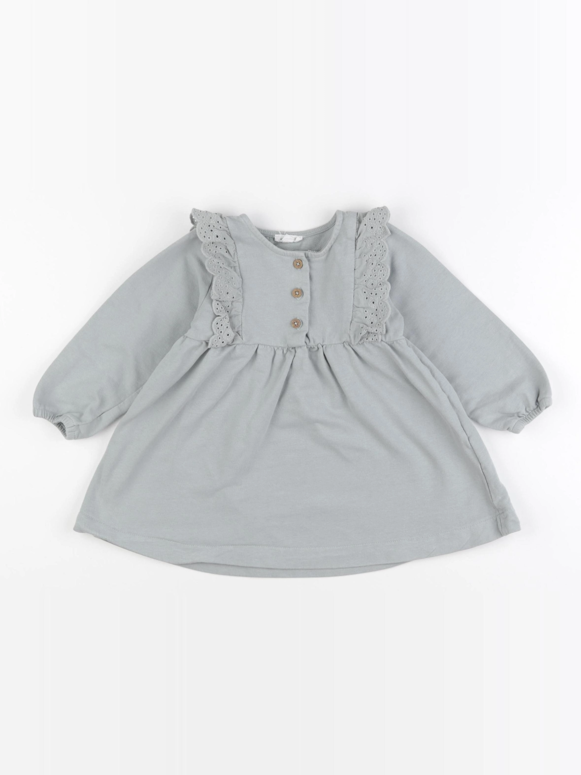 Vertbaudet - robe vert - 24 mois