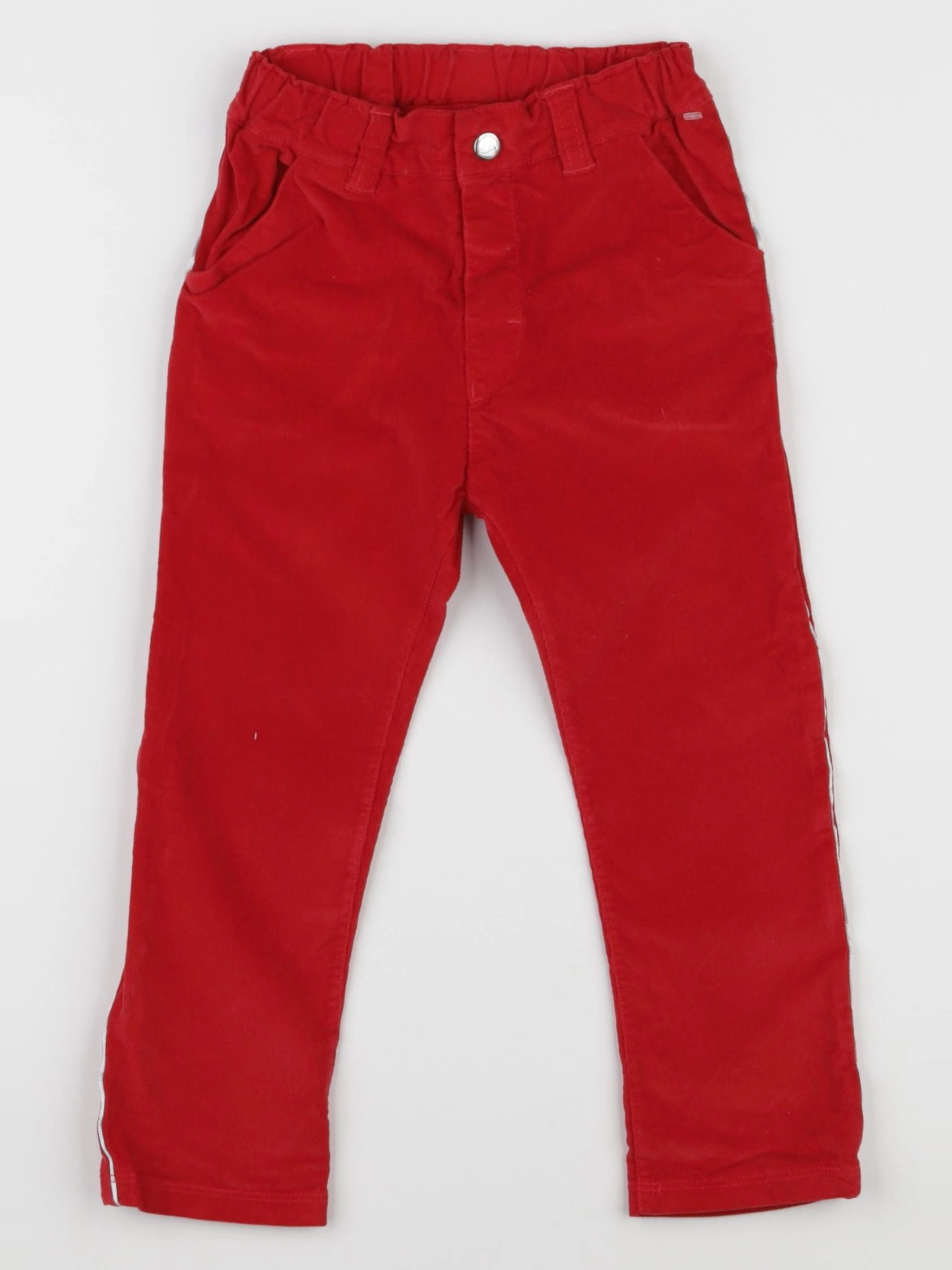 Petit Bateau - pantalon rouge - 36 mois