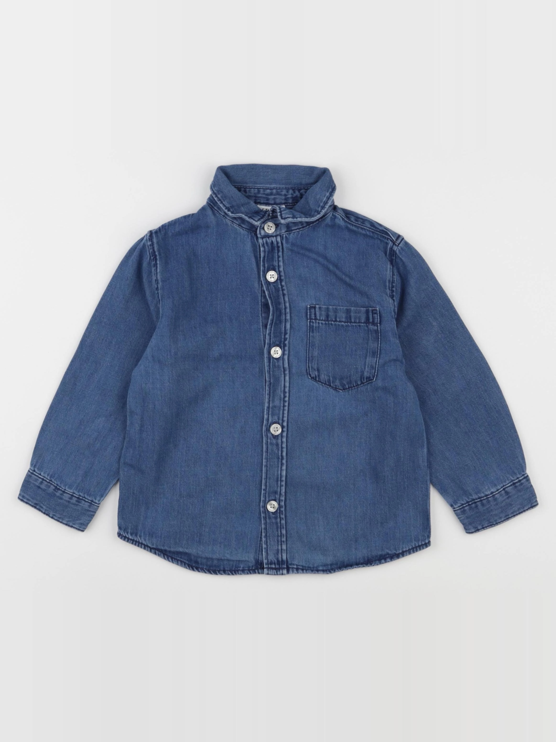Zara - chemise bleu - 2/3 ans