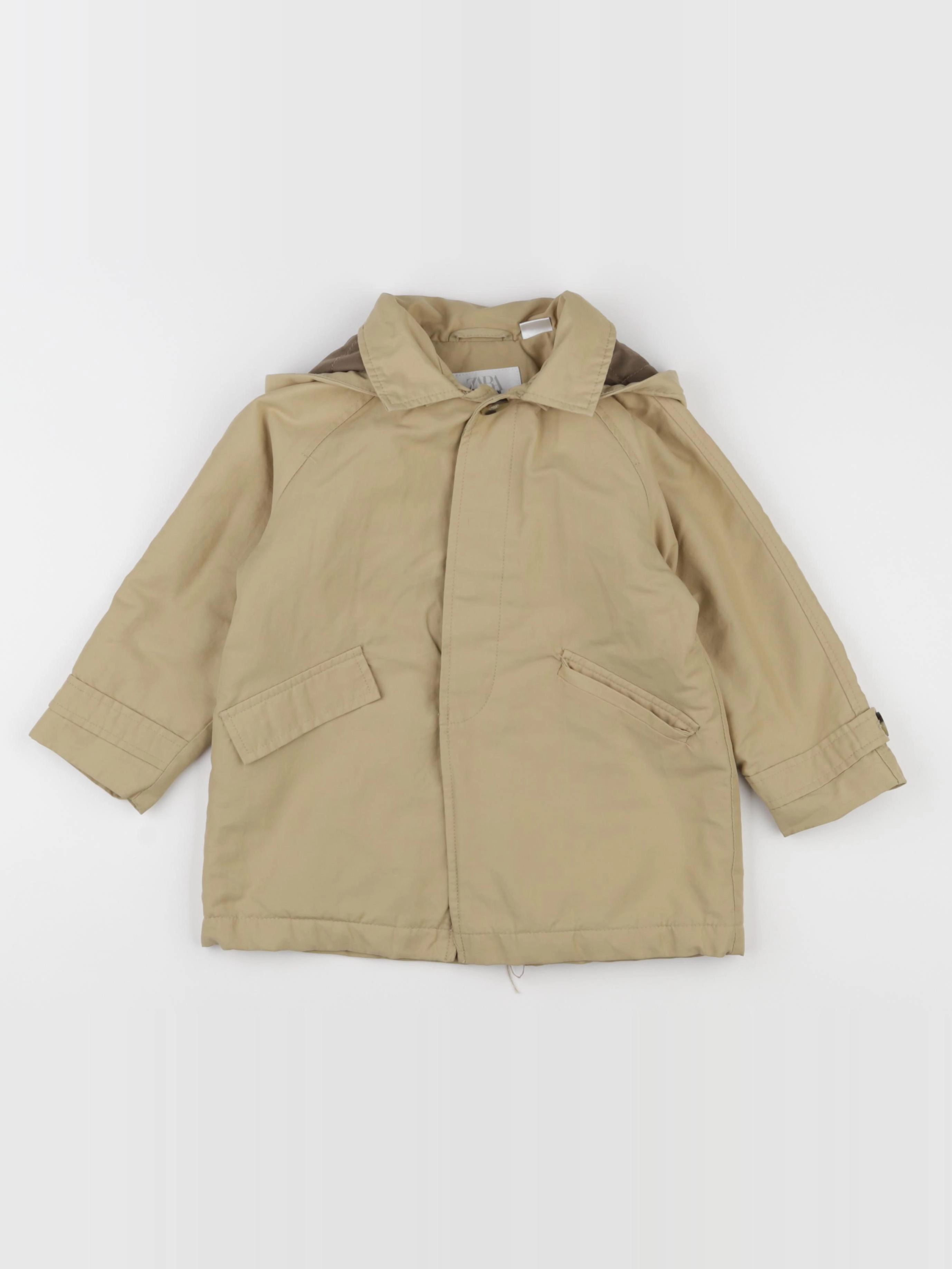 Zara - imperméable marron - 2/3 ans