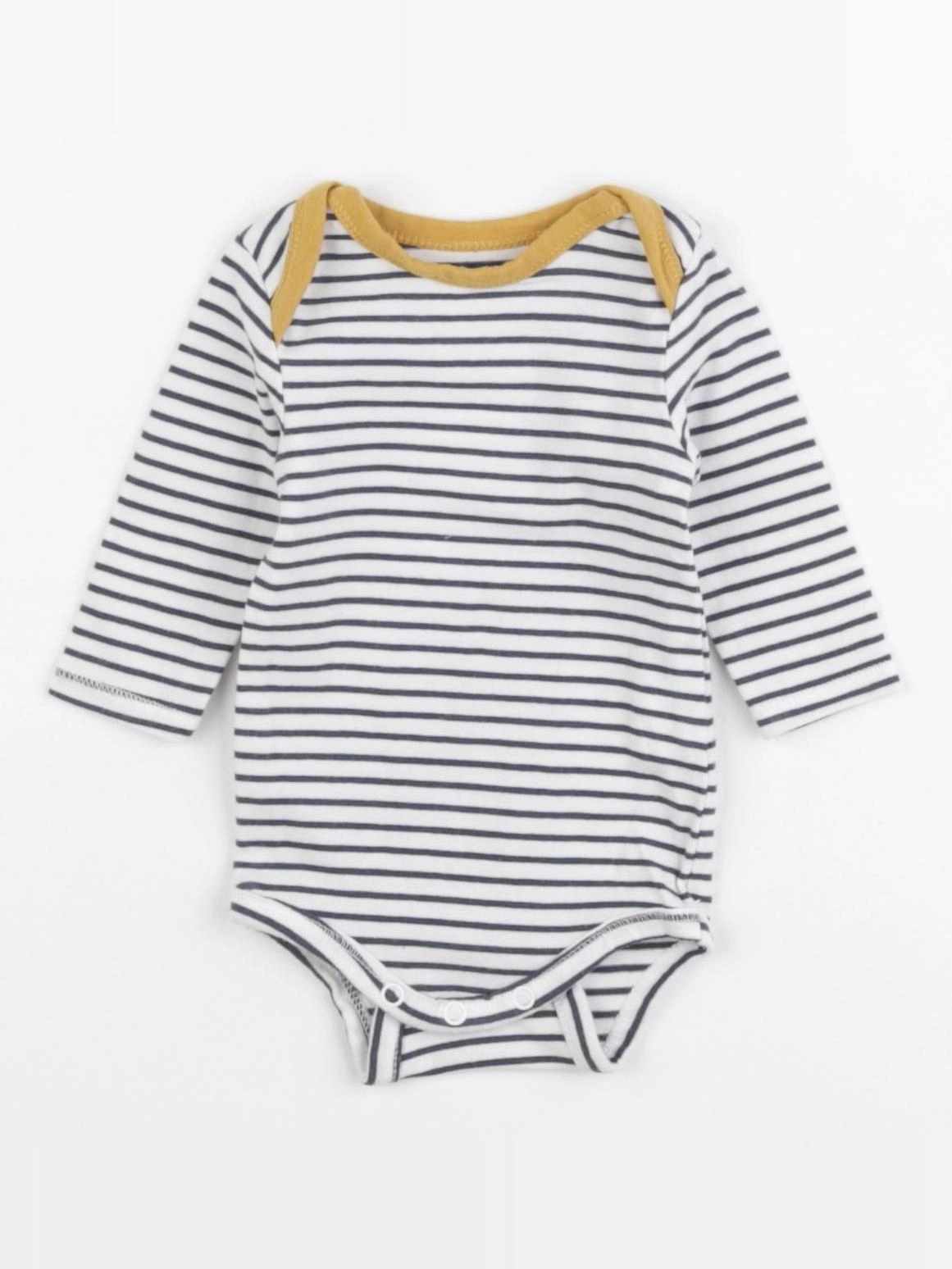 Tape à l'oeil - body beige, bleu - 1 mois