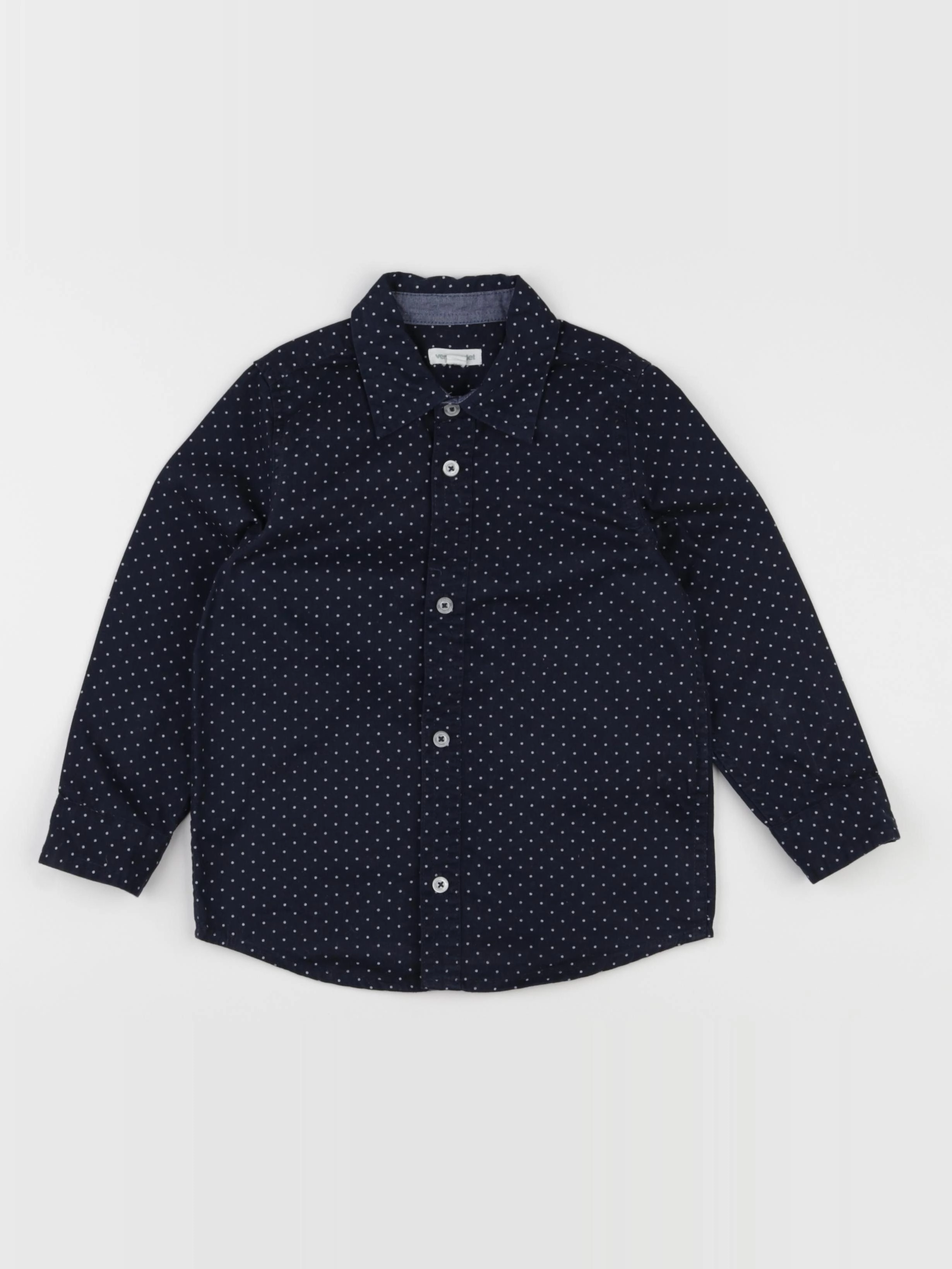 Vertbaudet - chemise bleu - 4 ans