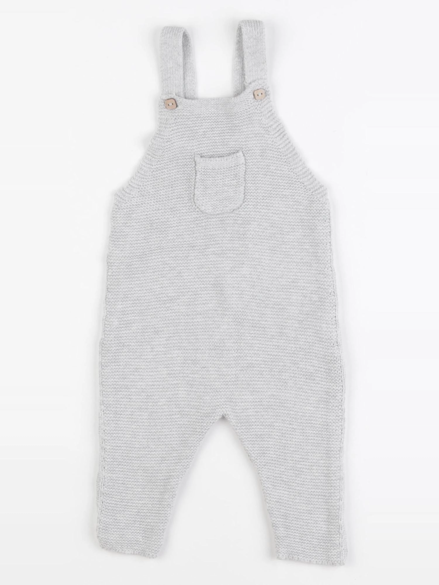 Zara - salopette gris - 1/3 mois