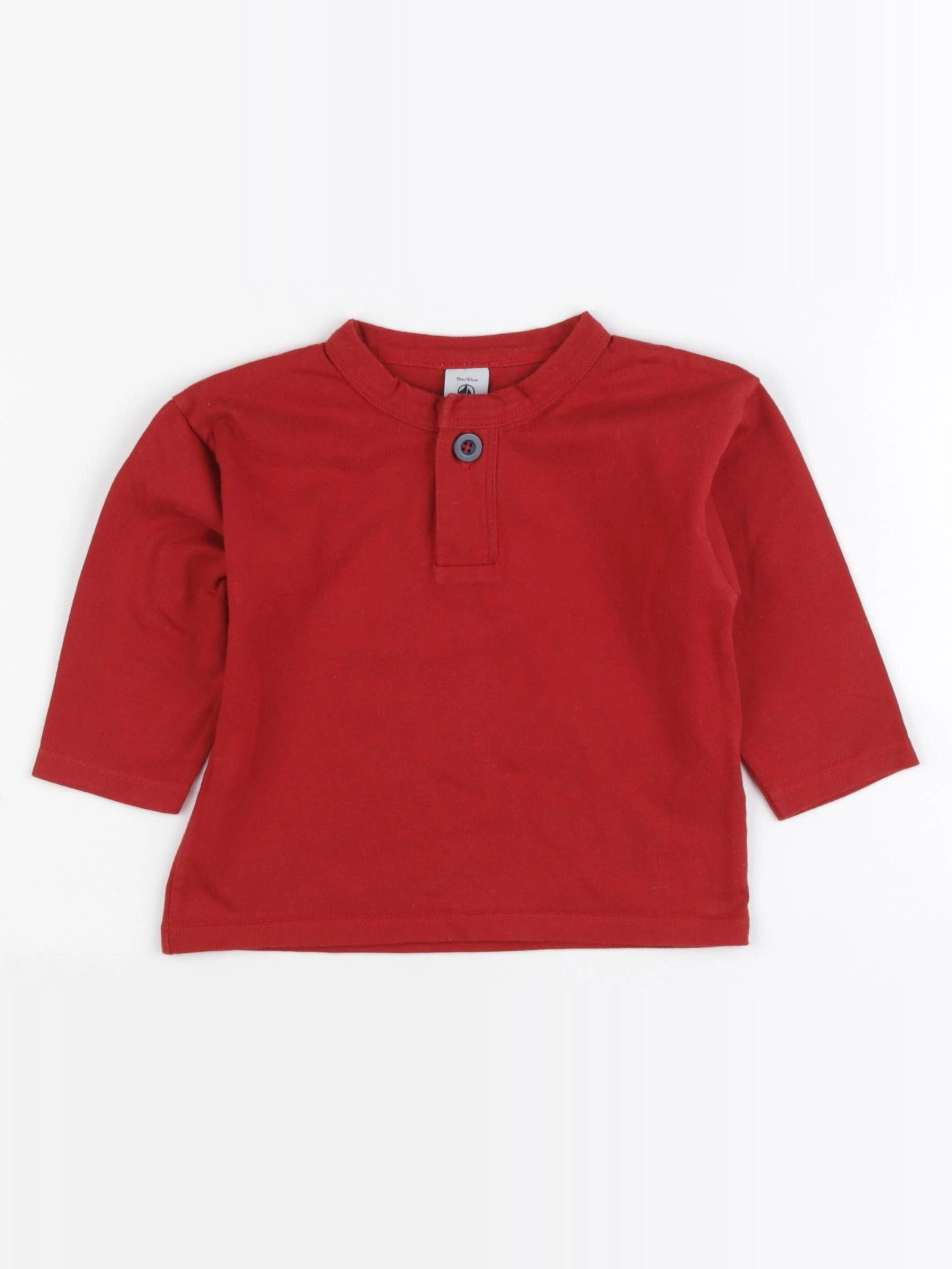 Petit Bateau - tee-shirt rouge - 18 mois