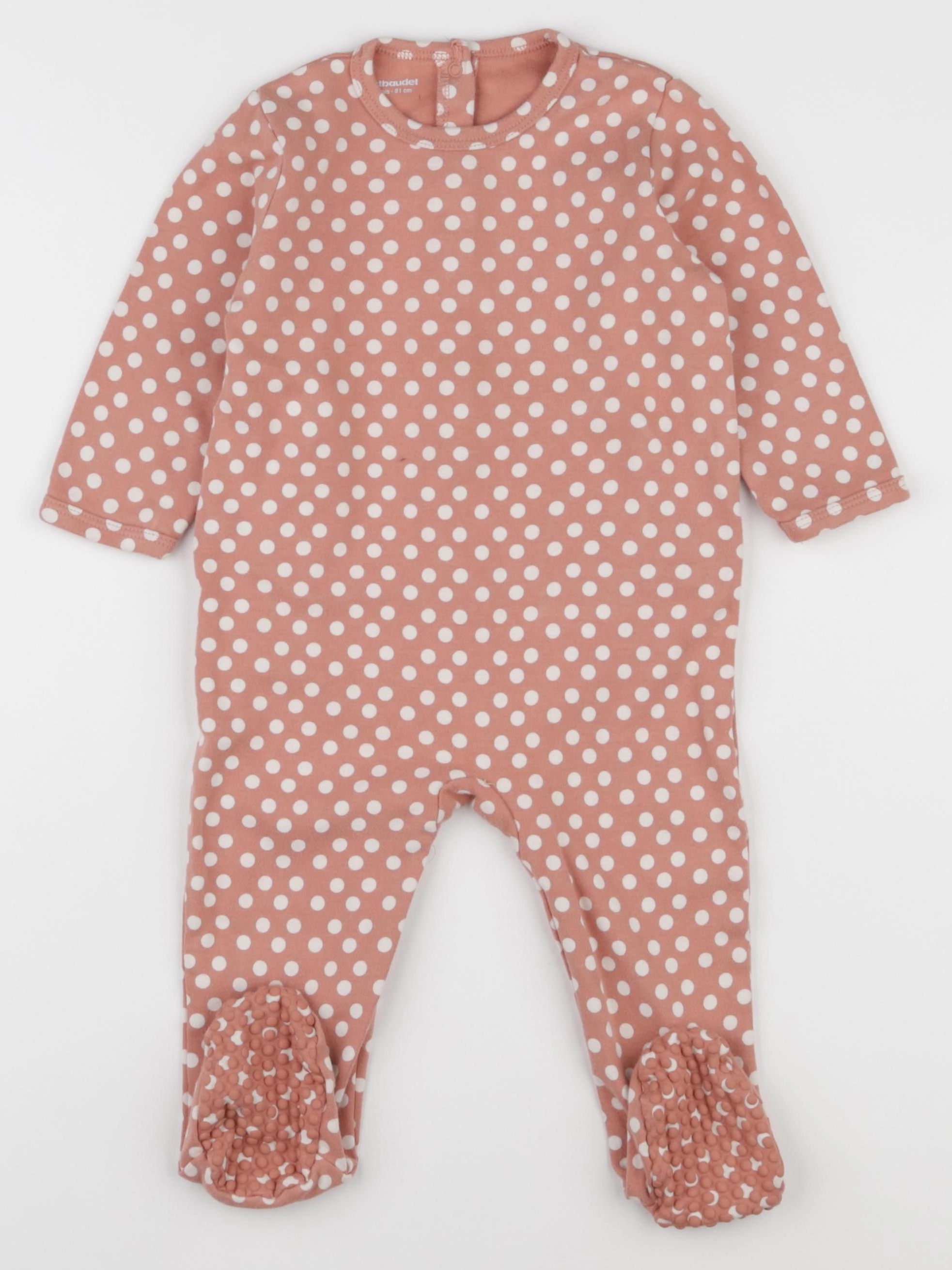 Vertbaudet - pyjama coton rose - 18 mois