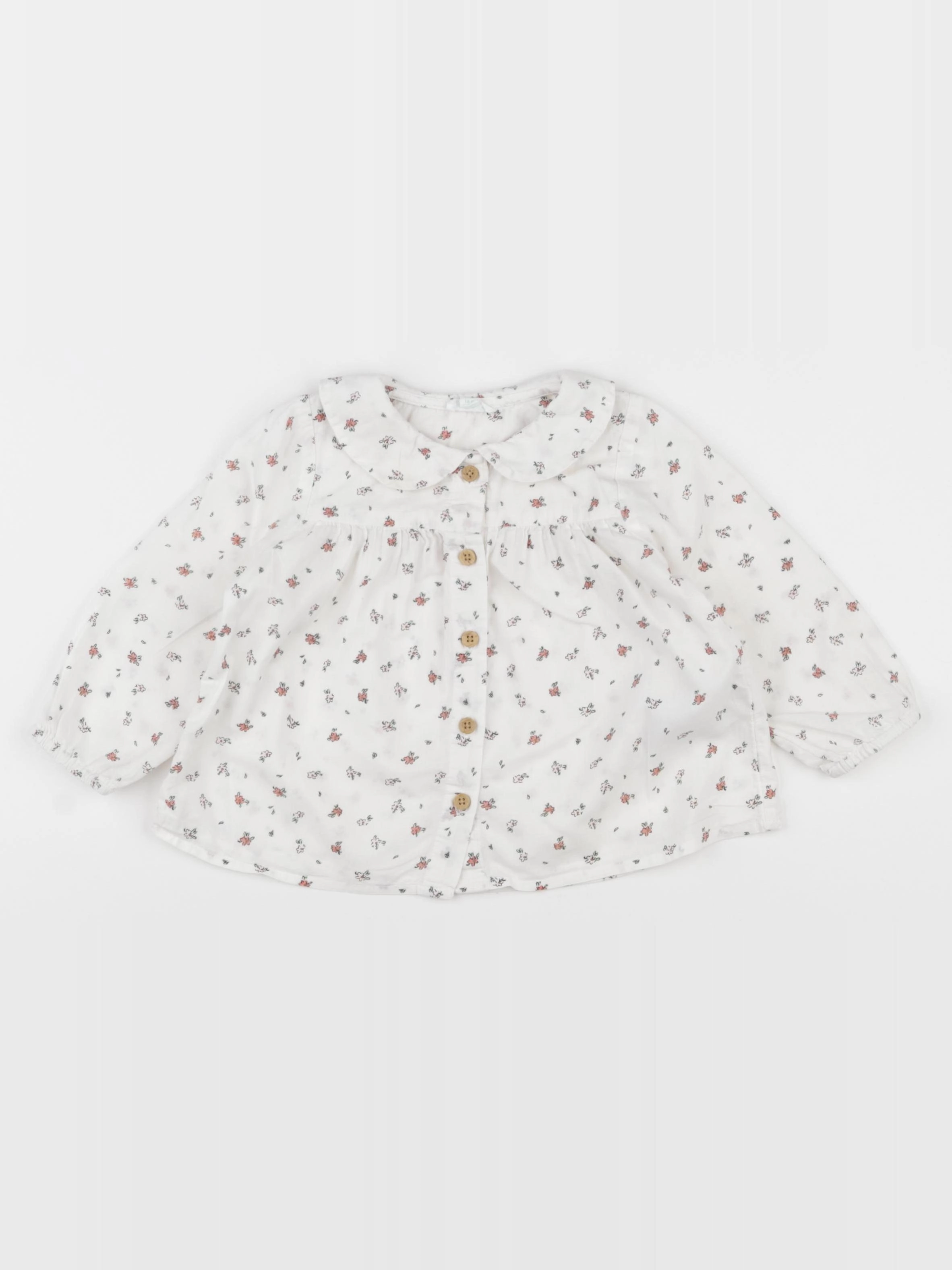 Vertbaudet - blouse blanc - 18 mois