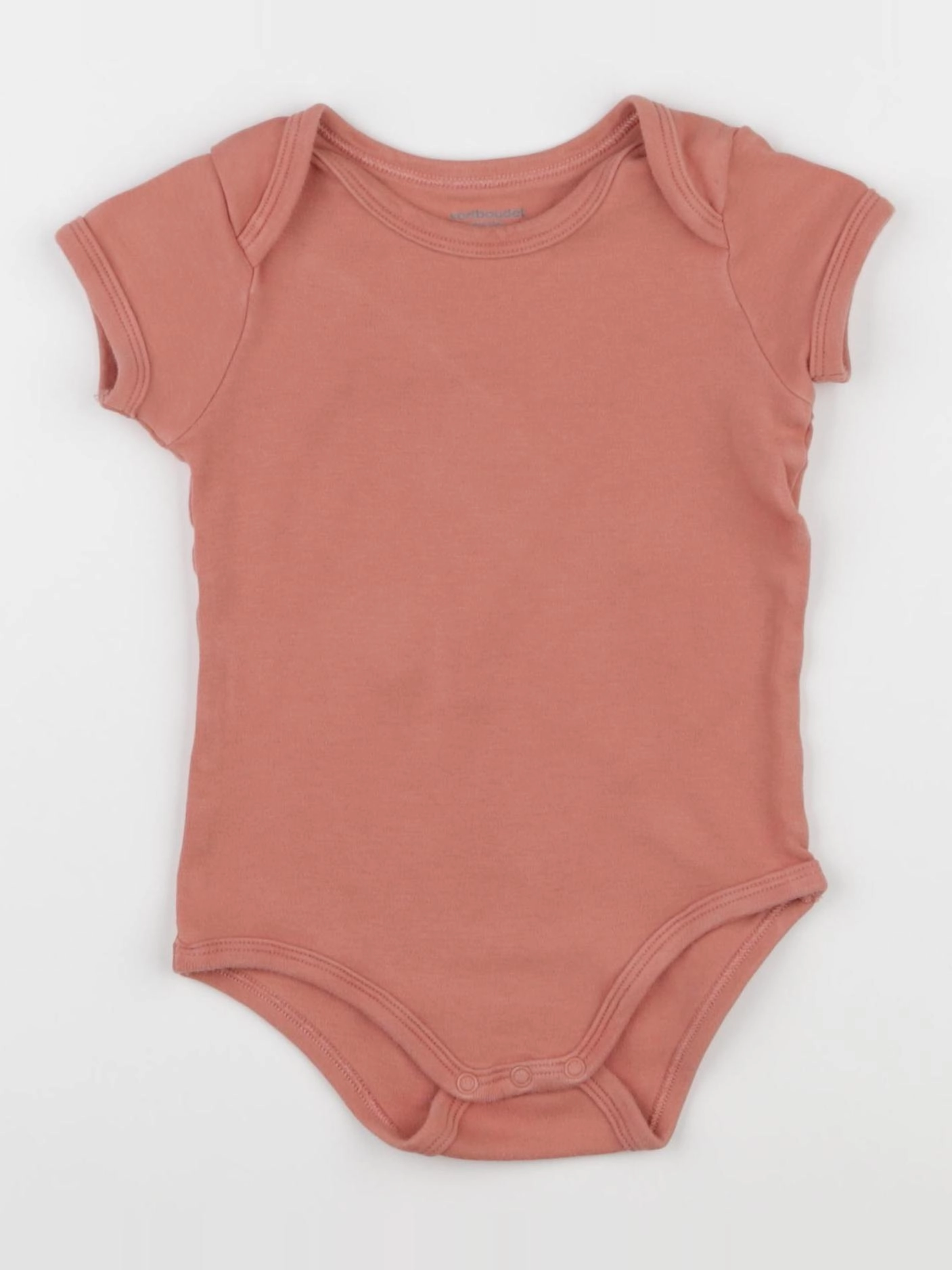 Vertbaudet - body rouge - 18 mois