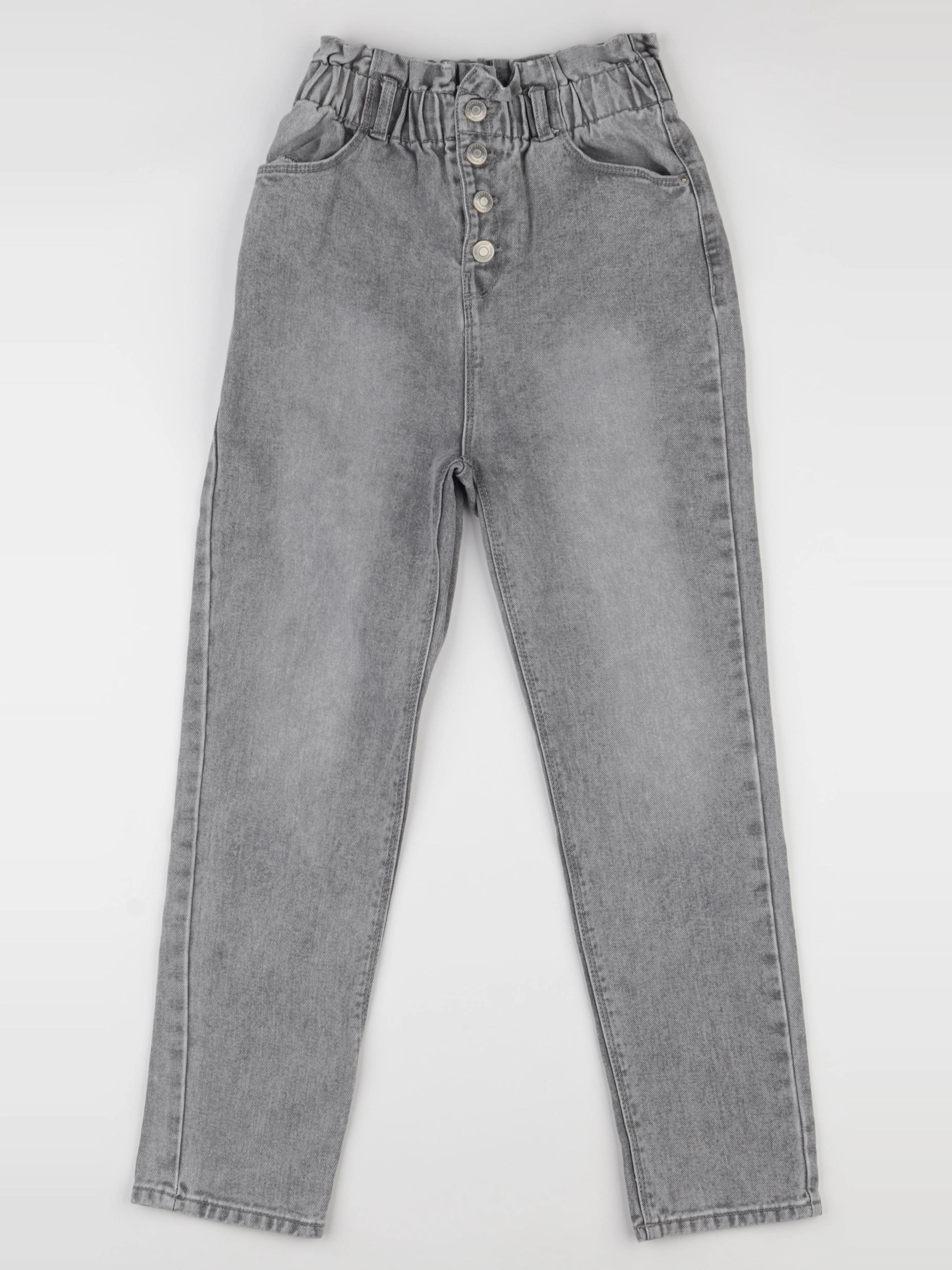 Vertbaudet - jean gris - 10 ans