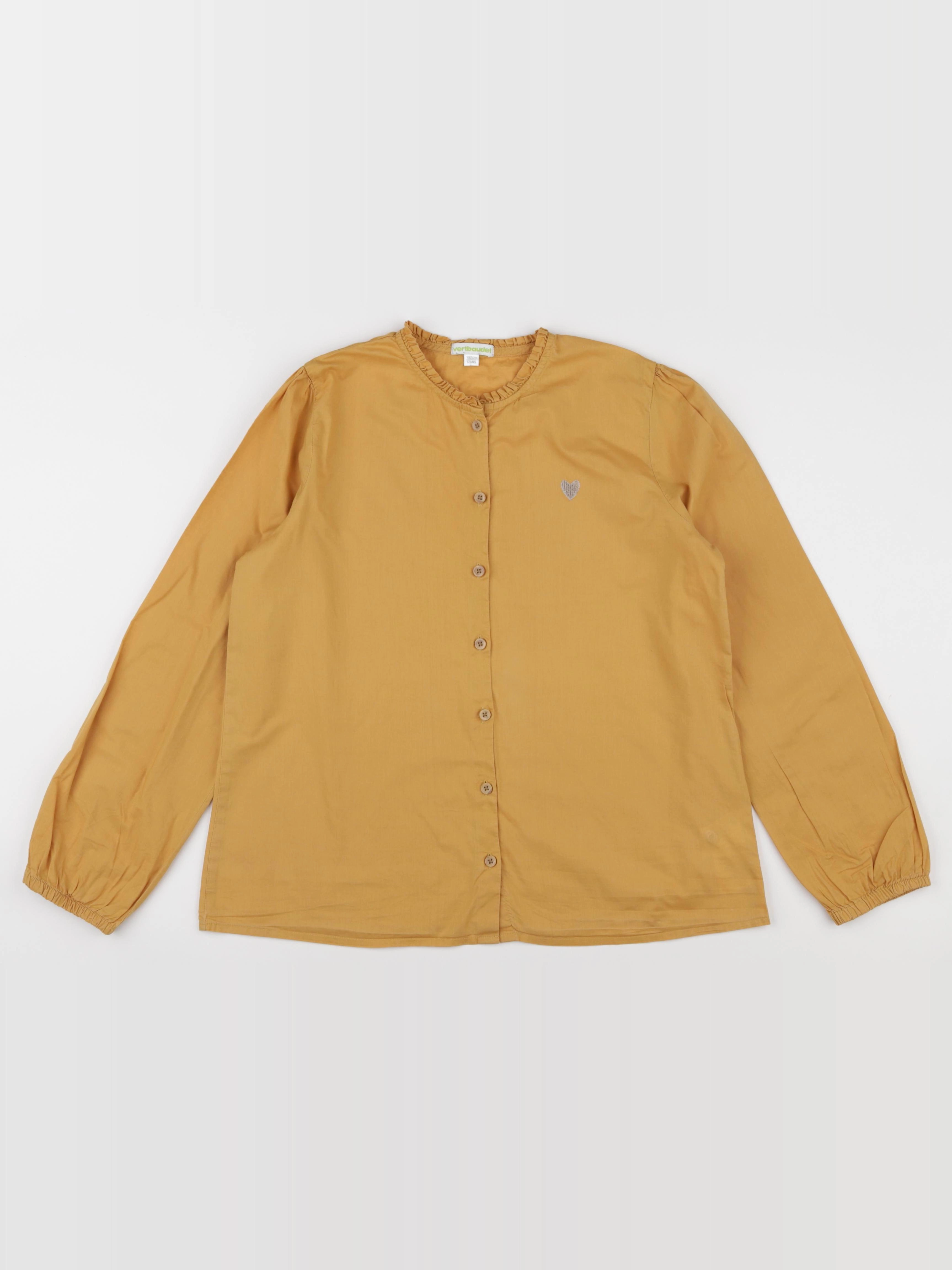Vertbaudet - blouse jaune, or - 12 ans