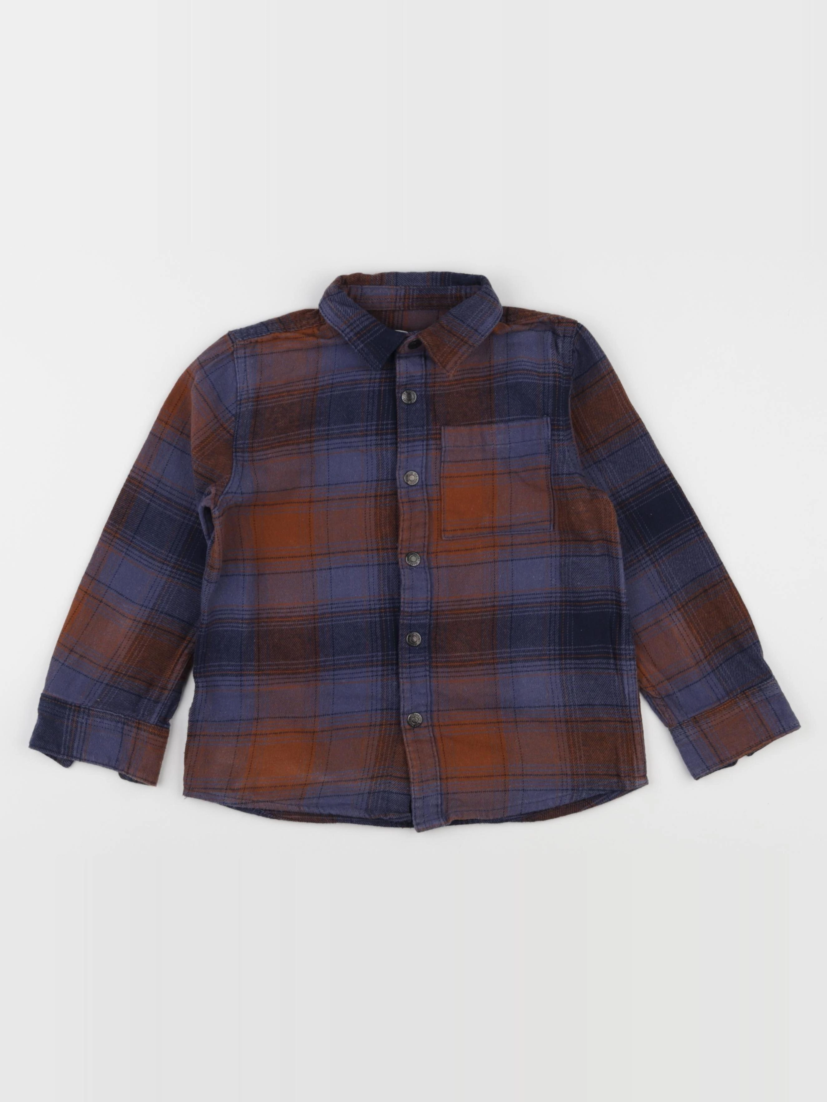 Vertbaudet - chemise bleu - 6 ans