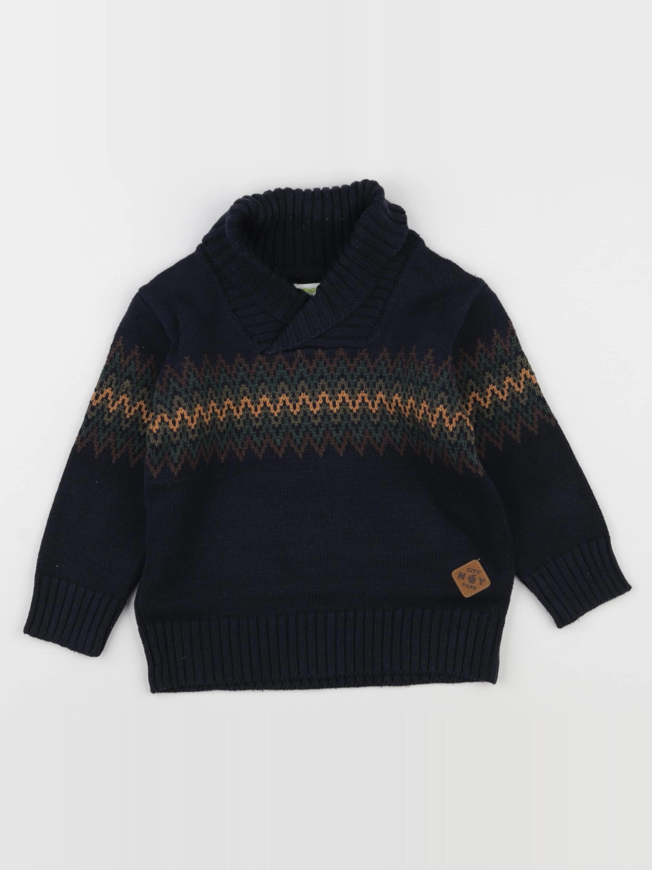 Vertbaudet - pull bleu - 4 ans