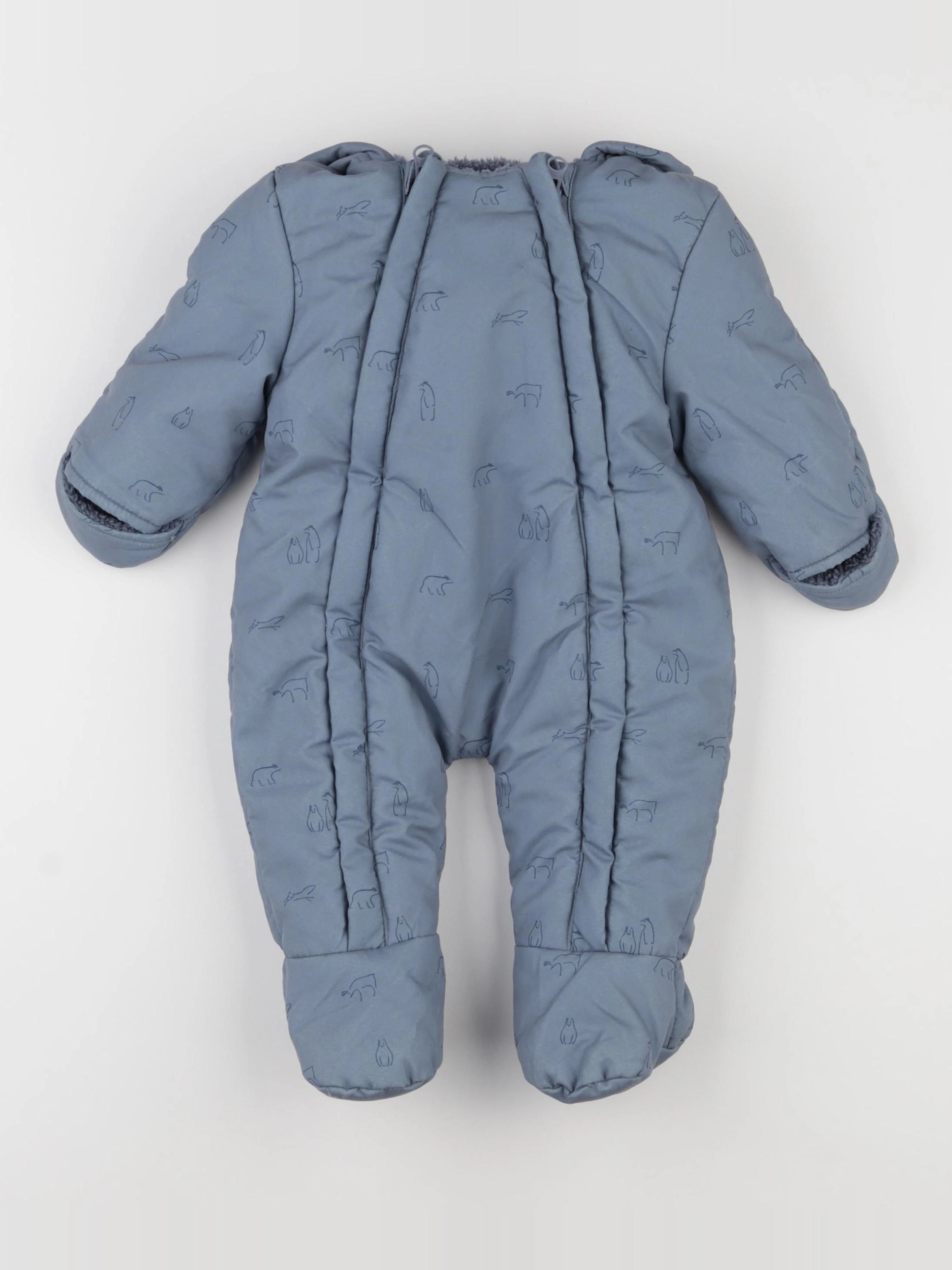 Vertbaudet - combi-pilote bleu - 3 mois