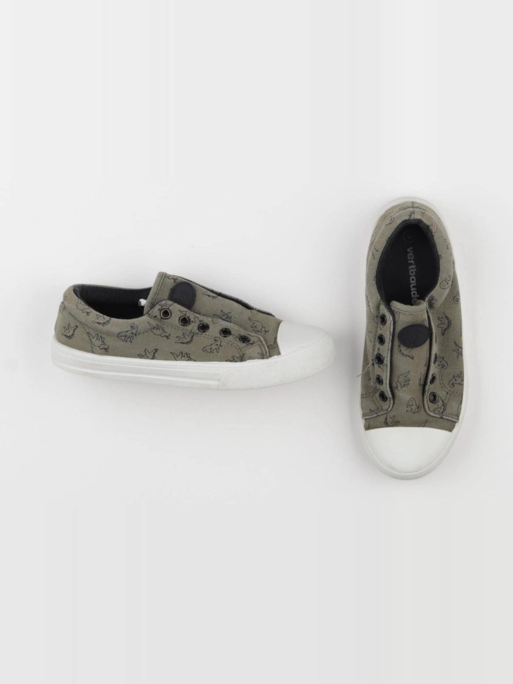 Vertbaudet - tennis élastiqué vert - pointure 33