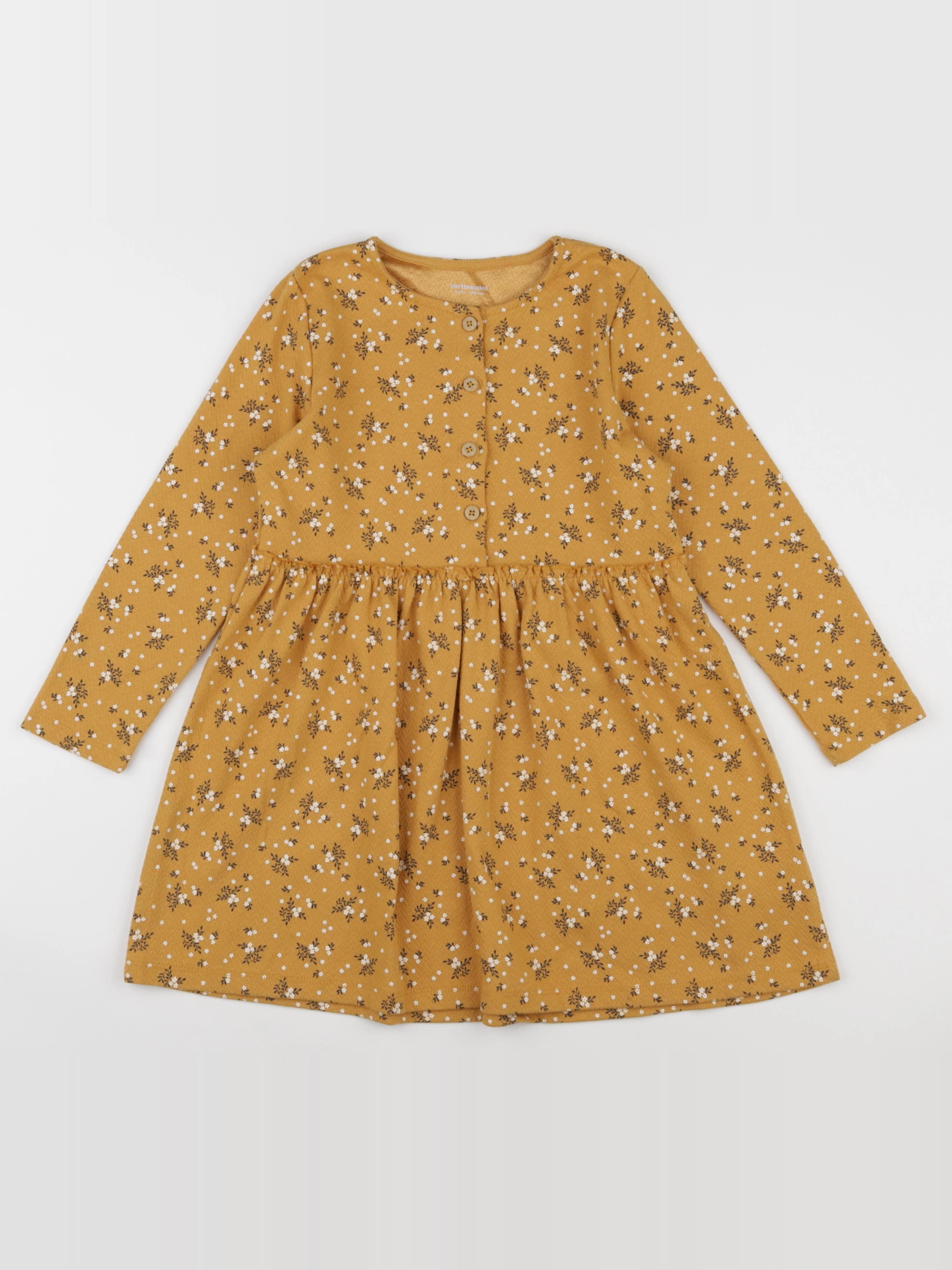 Vertbaudet - robe jaune - 8 ans