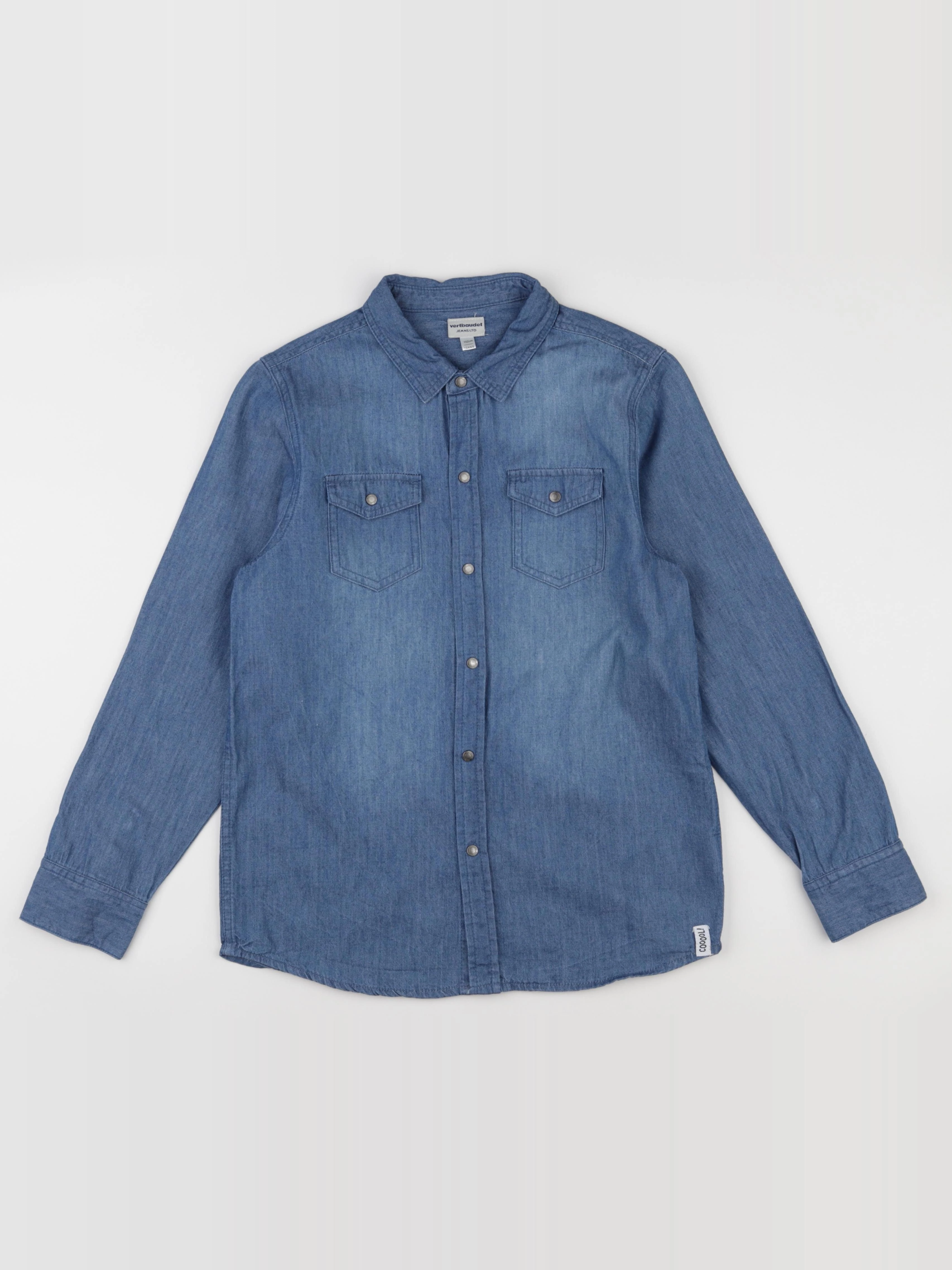 Vertbaudet - chemise bleu - 12 ans