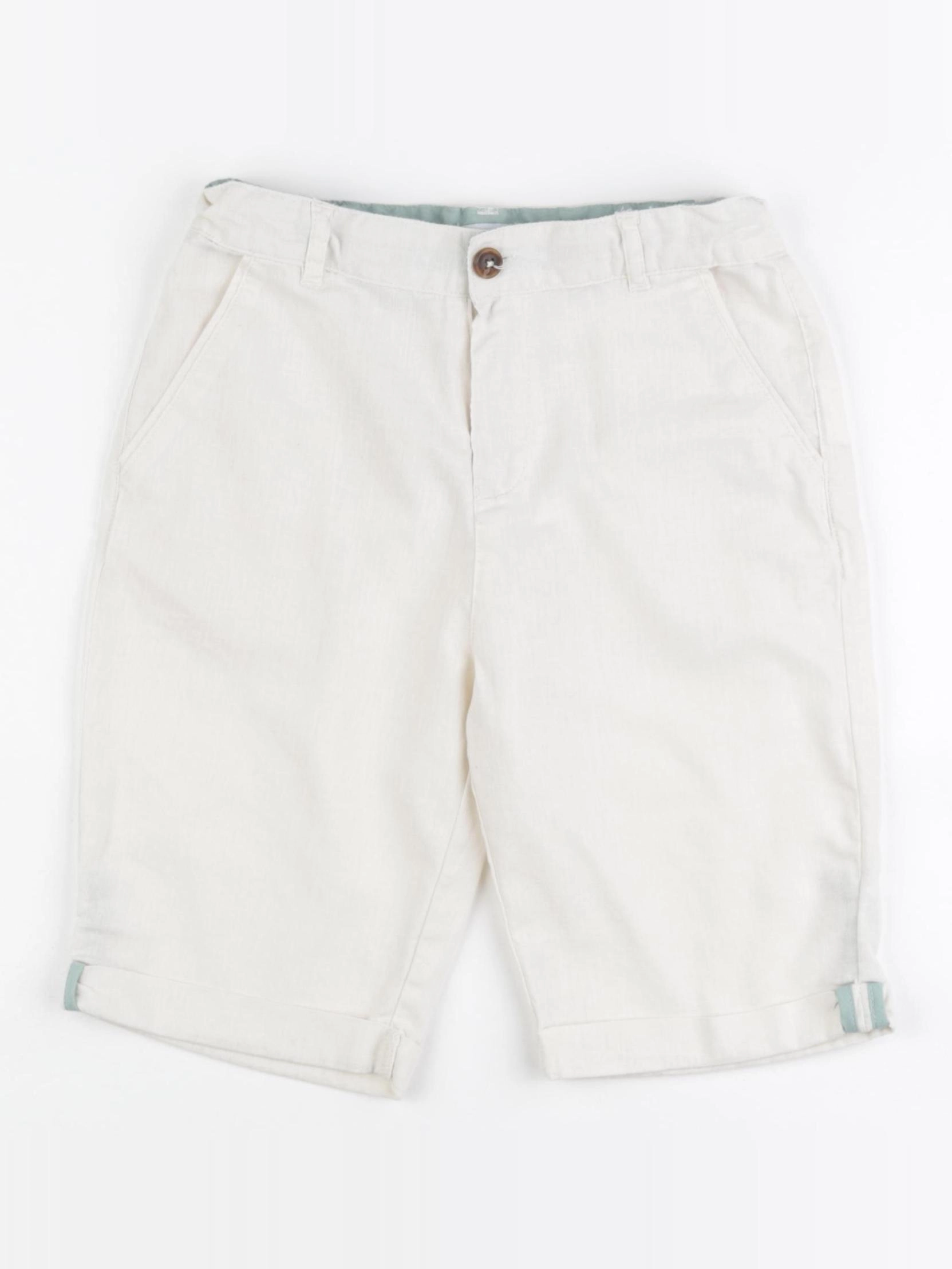 Vertbaudet - short beige - 9 ans