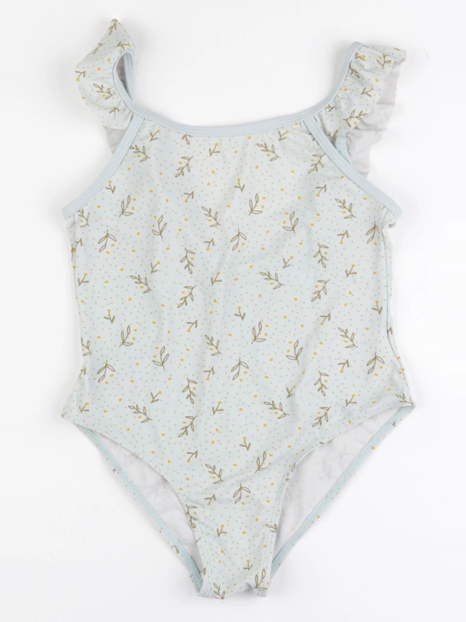 Vertbaudet - maillot de bain vert - 8 ans