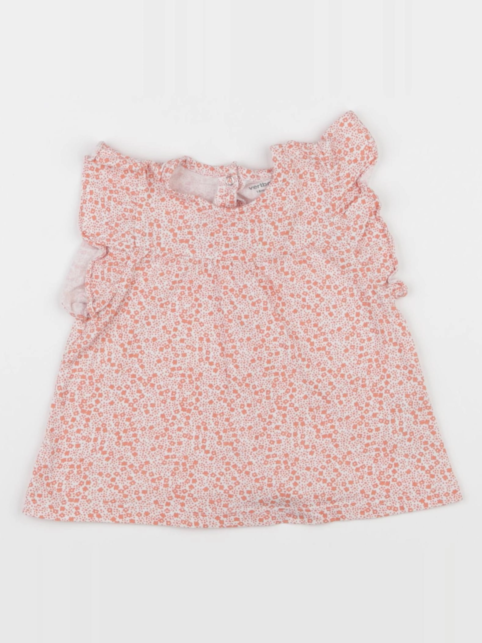 Vertbaudet - tee-shirt orange - 18 mois