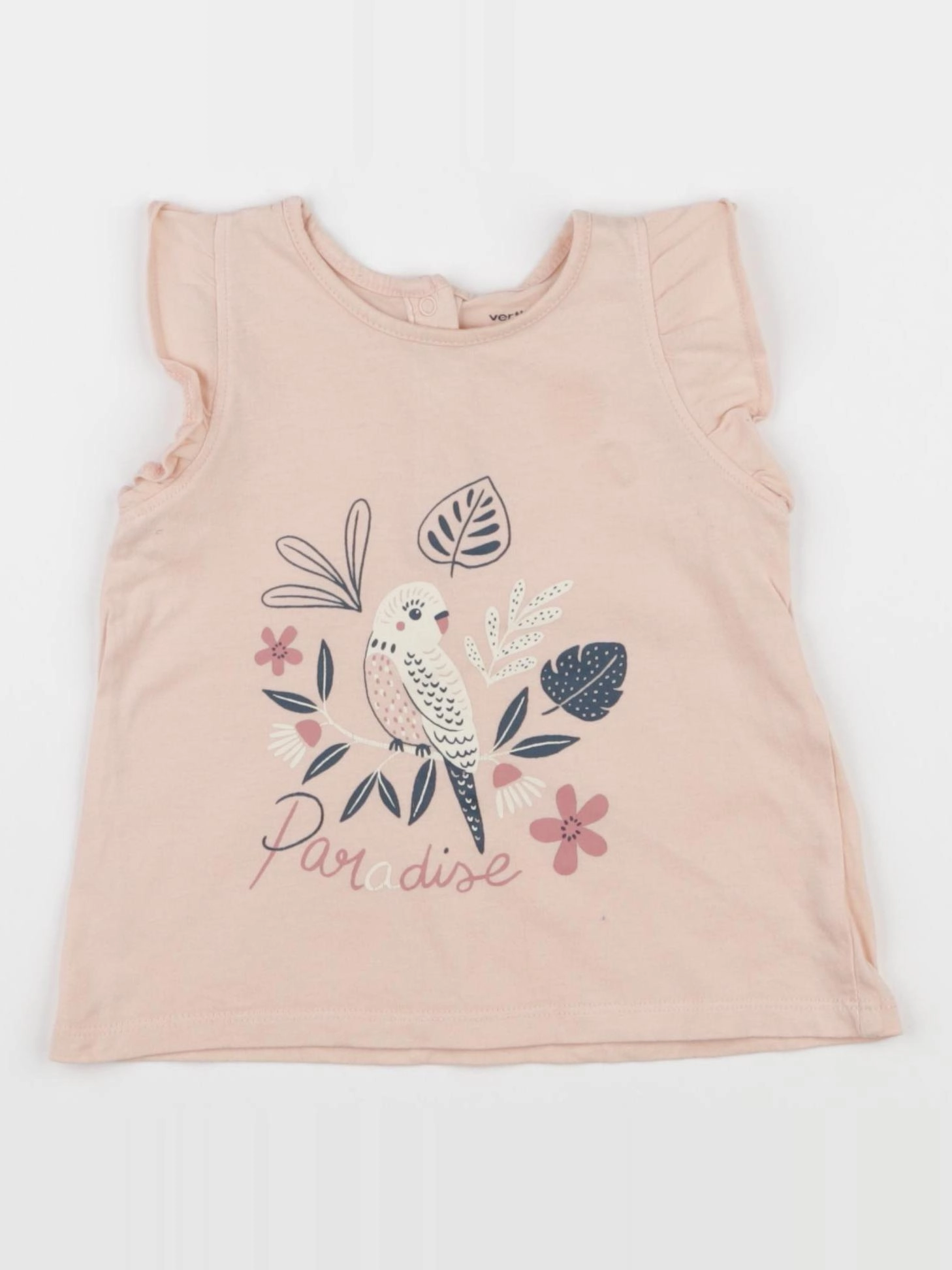 Vertbaudet - tee-shirt rose - 18 mois